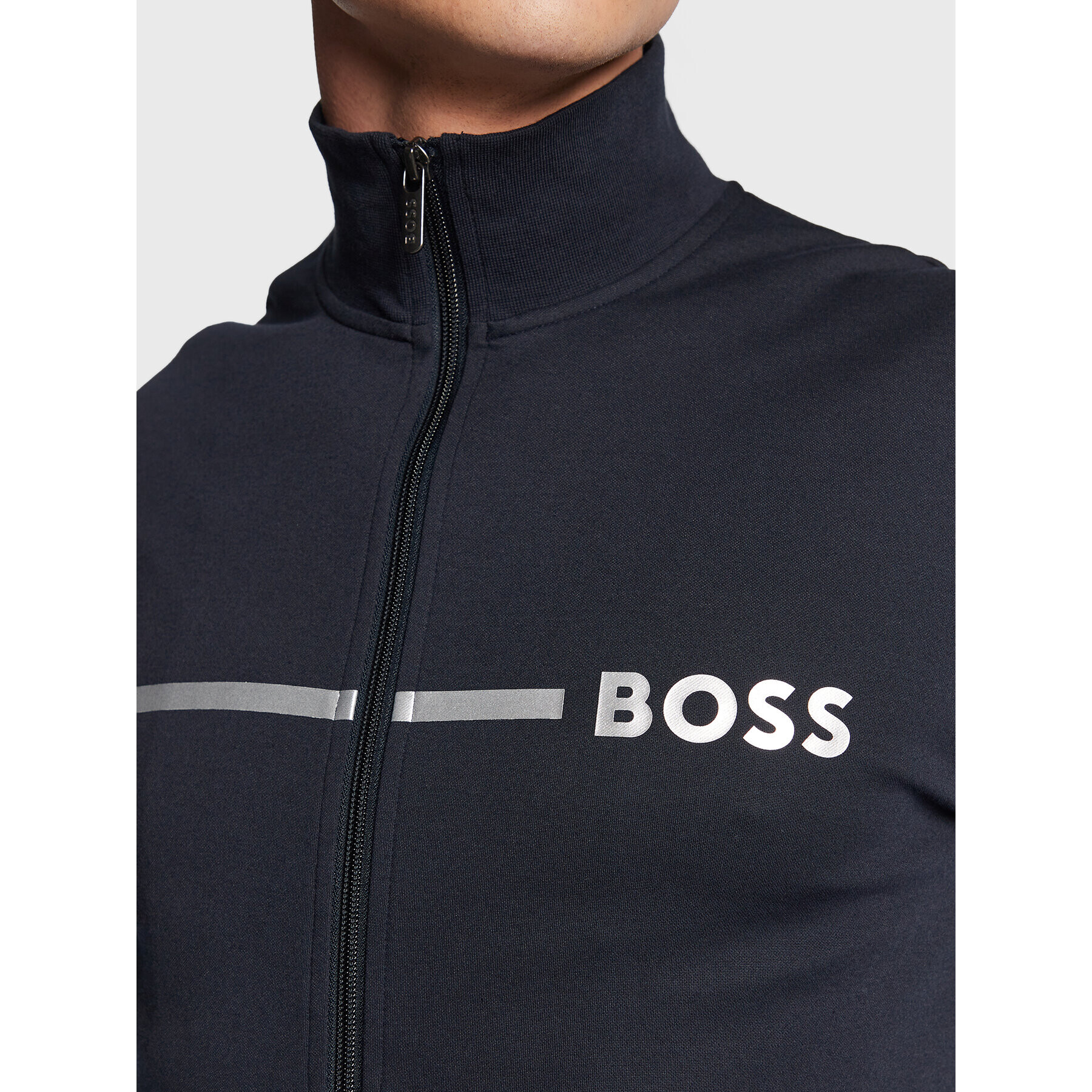 Boss Bluză 50485947 Bleumarin Regular Fit - Pled.ro