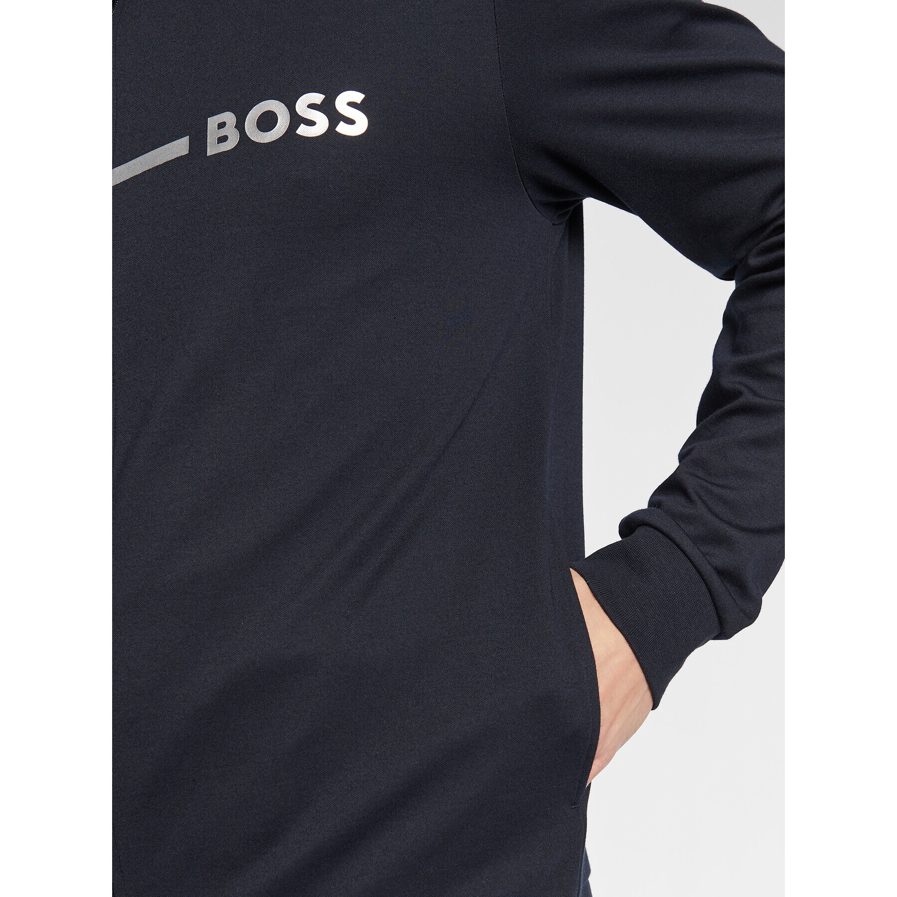 Boss Bluză 50485947 Bleumarin Regular Fit - Pled.ro