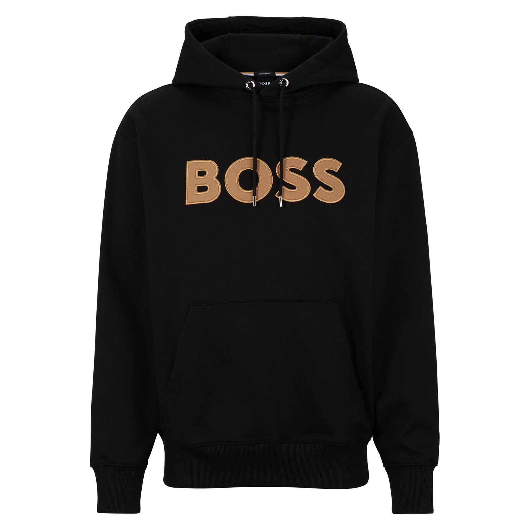 Boss Bluză 50486243 Negru Oversize - Pled.ro