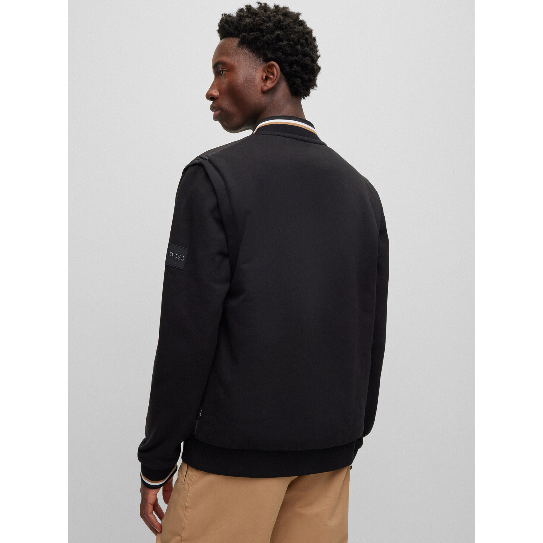 Boss Geacă bomber 50486266 Negru Regular Fit - Pled.ro