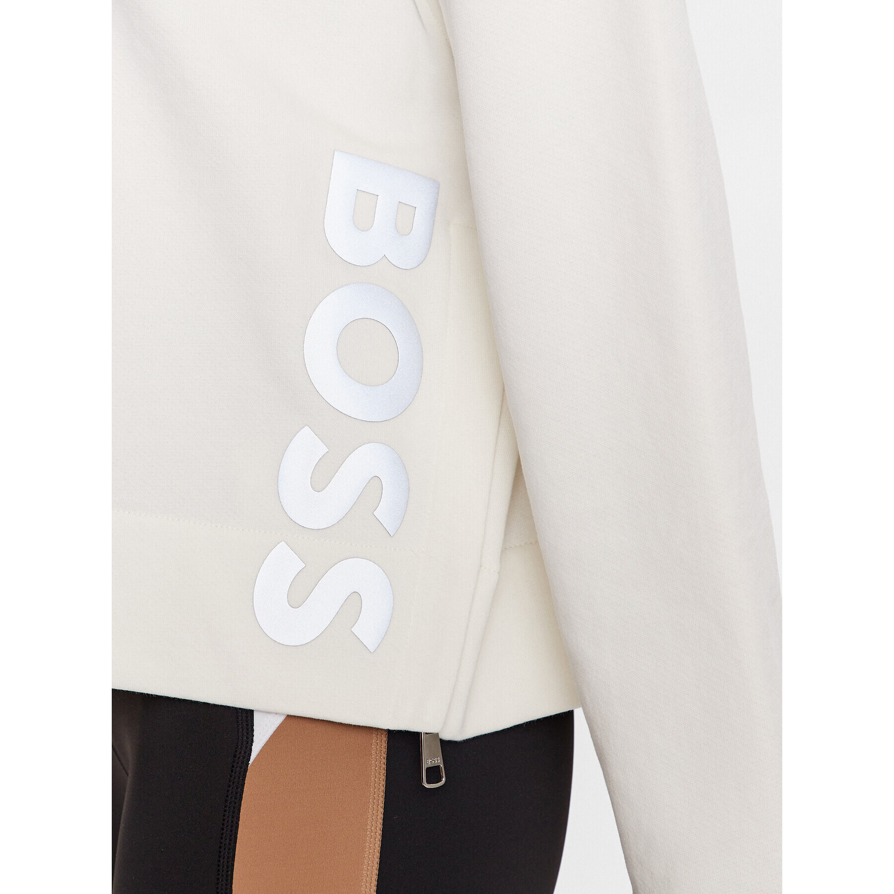 Boss Bluză 50489758 Bej Relaxed Fit - Pled.ro