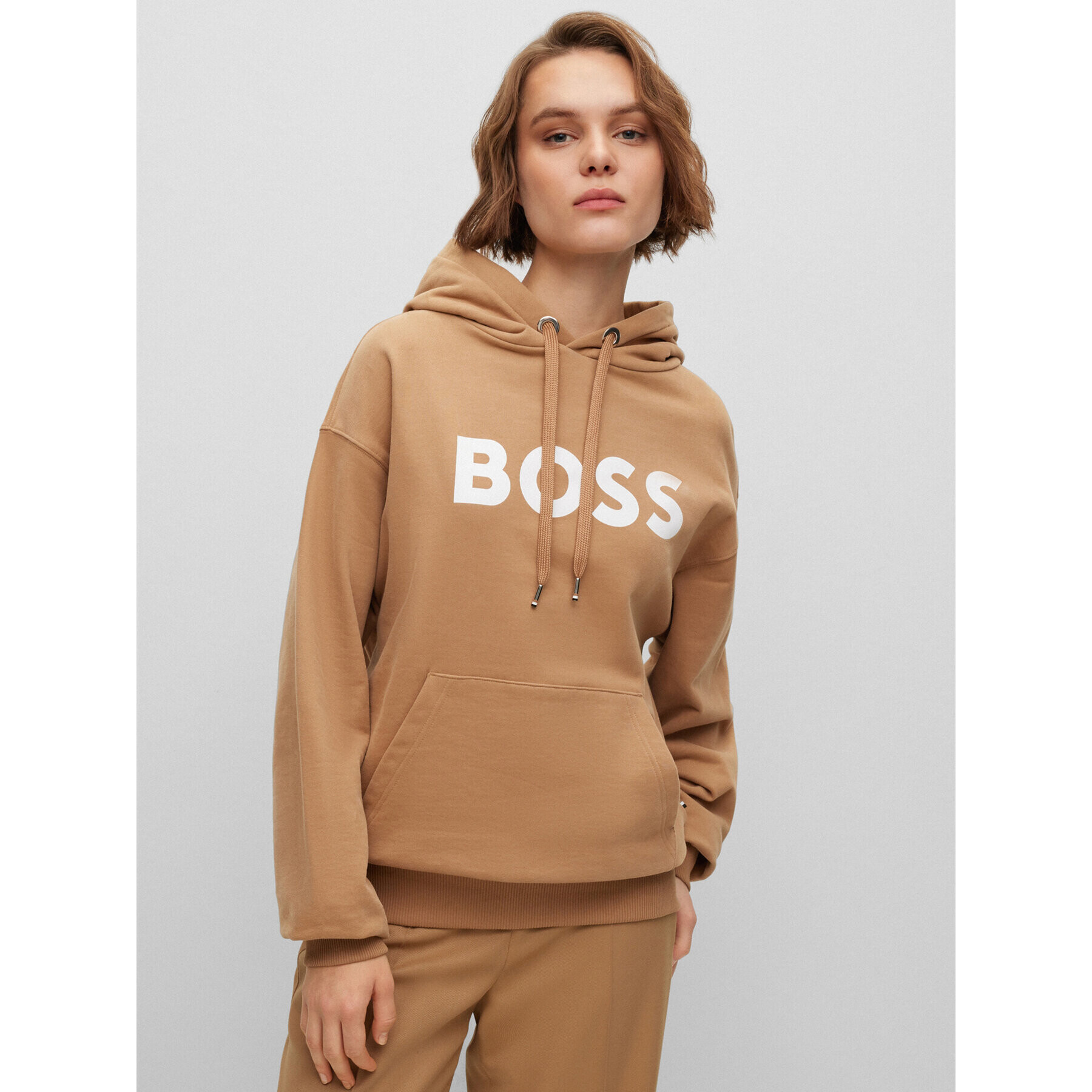 Boss Bluză 50490635 Maro Regular Fit - Pled.ro