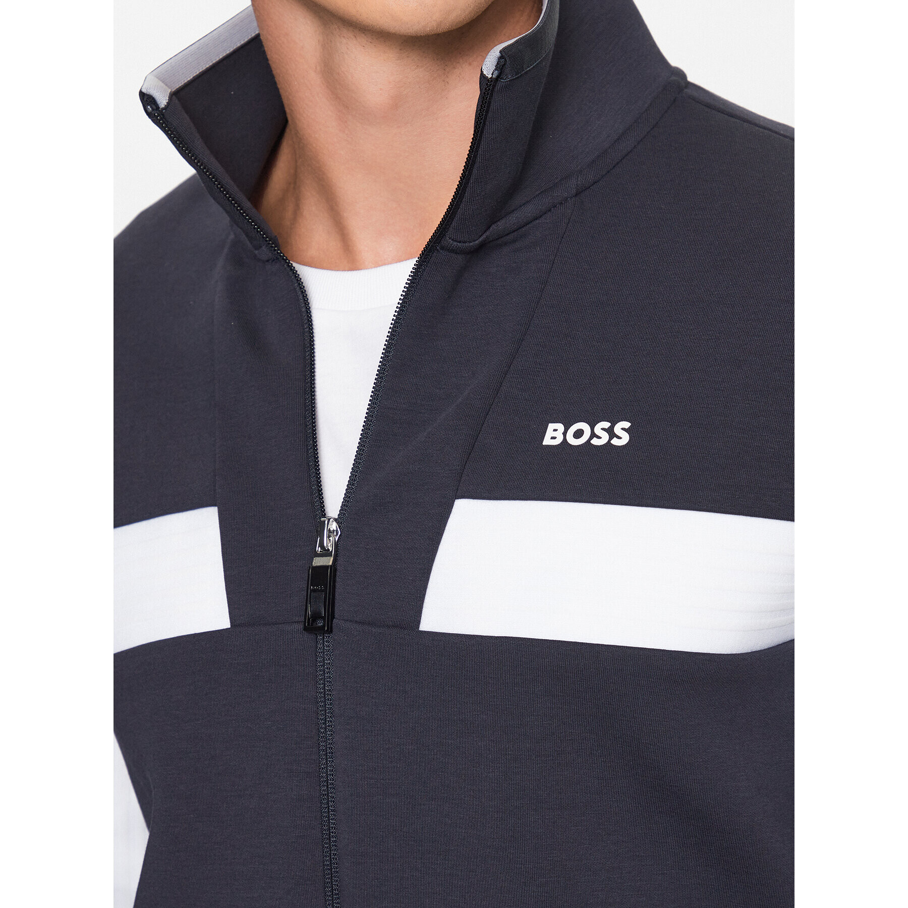 Boss Bluză 50493470 Bleumarin Regular Fit - Pled.ro