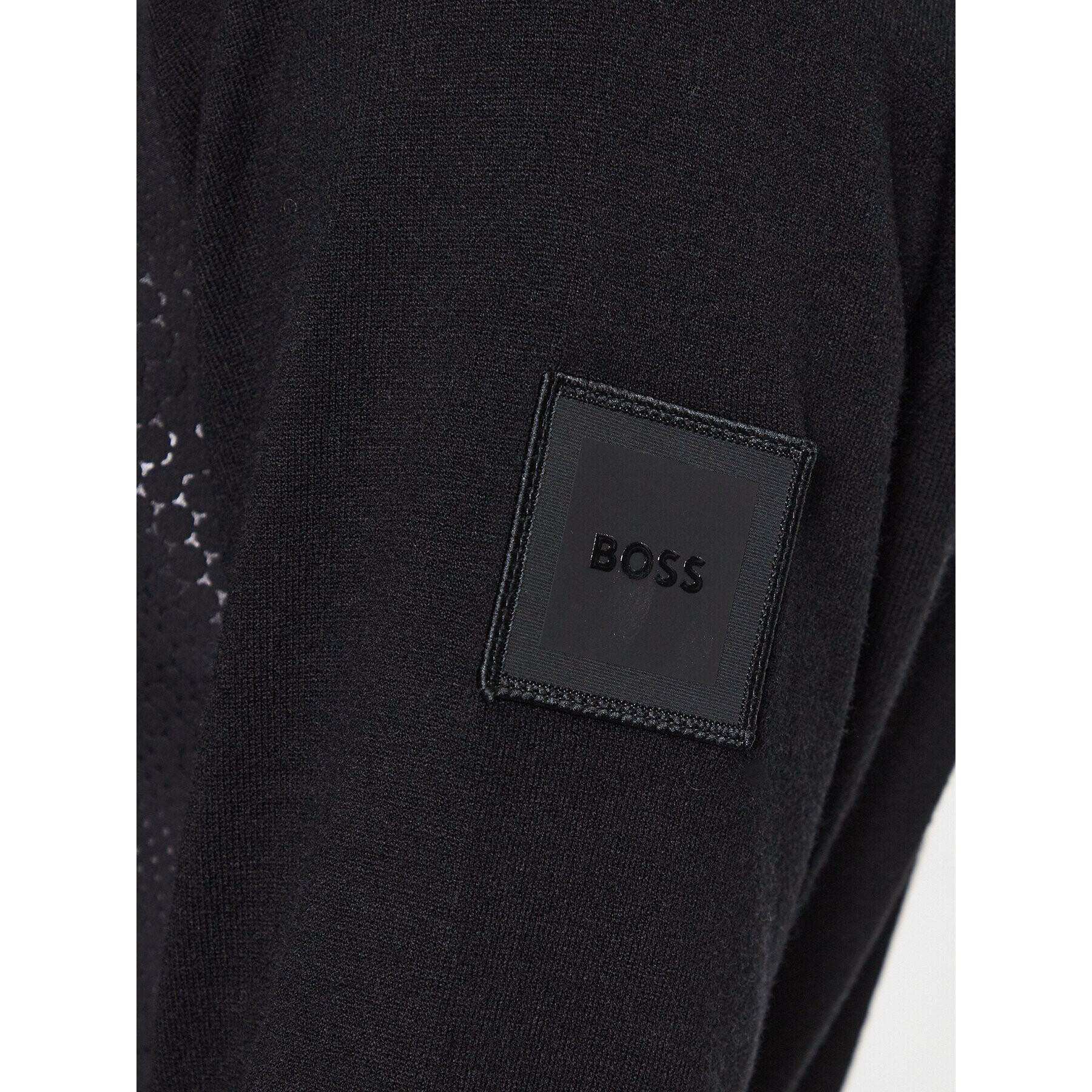 Boss Bluză 50493770 Negru Regular Fit - Pled.ro