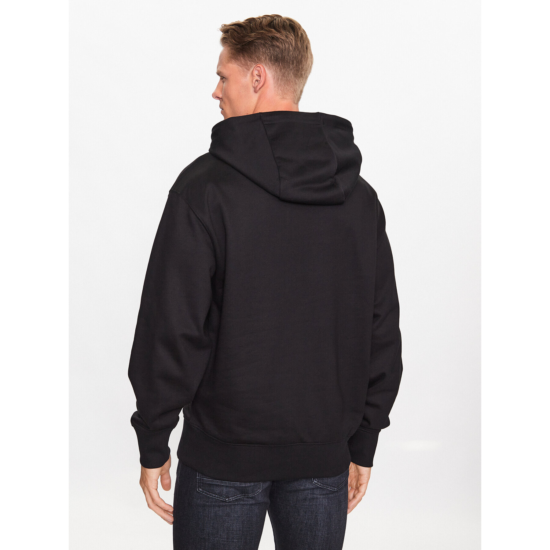 Boss Bluză 50496661 Negru Oversize - Pled.ro