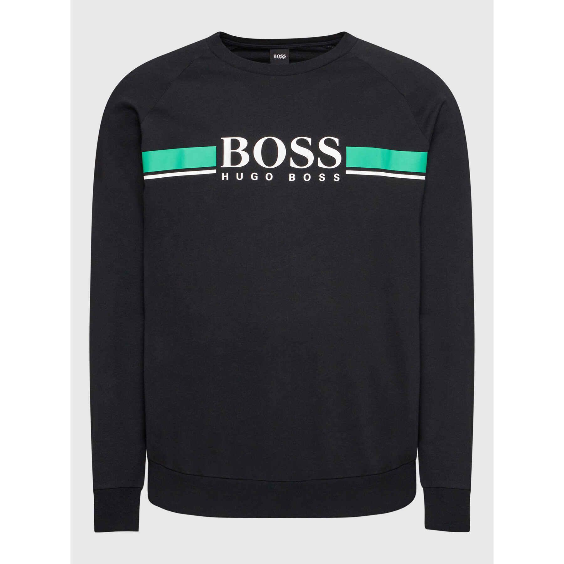 Boss Bluză Authentic 50460286 Negru Regular Fit - Pled.ro