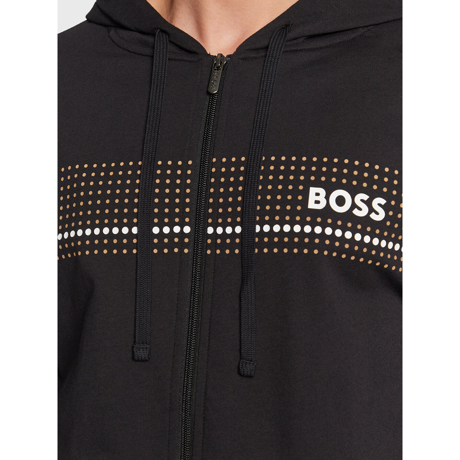 Boss Bluză Authentic 50485940 Negru Regular Fit - Pled.ro