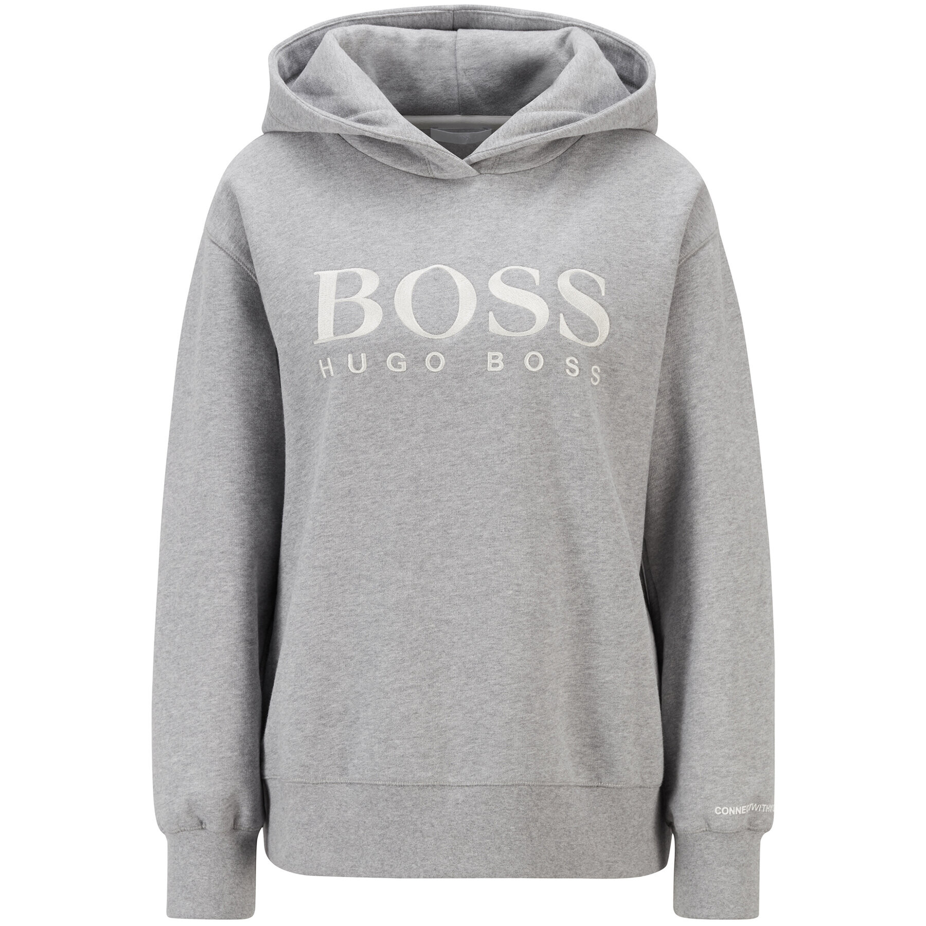 Boss Bluză C_Edelight_Active 50457385 Gri Relaxed Fit - Pled.ro