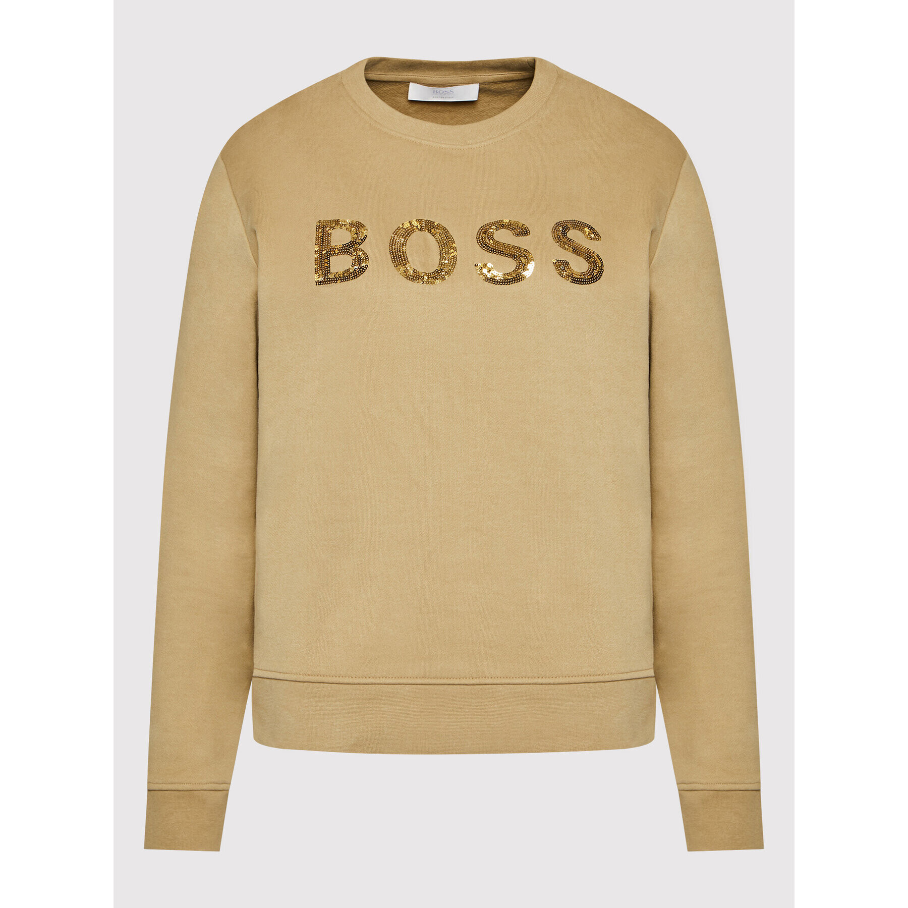 Boss Bluză C_Ela_5 50464511 Bej Relaxed Fit - Pled.ro