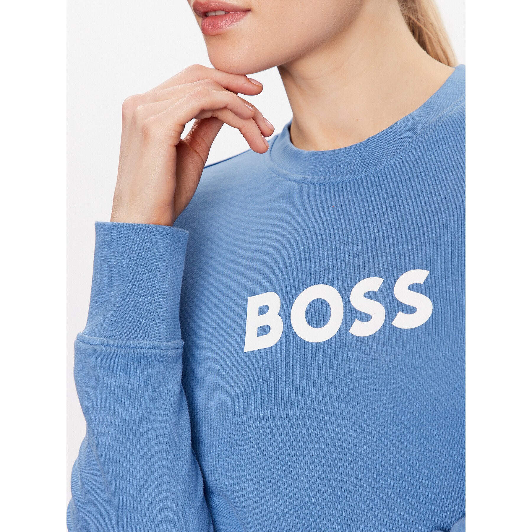 Boss Bluză C_Ela 50468357 Albastru Regular Fit - Pled.ro