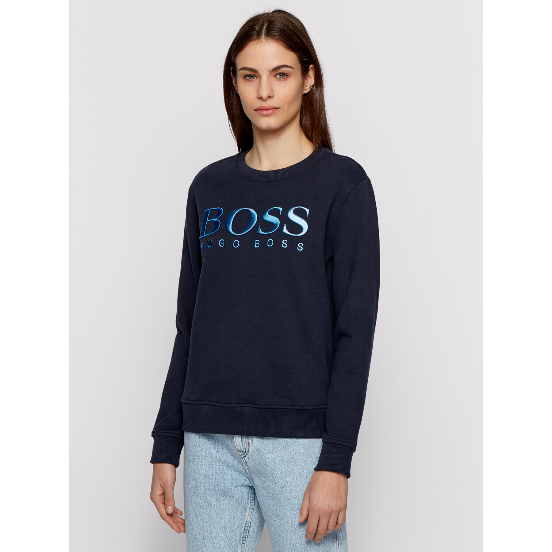 Boss Bluză C_Ela_Ecom 50451248 Bleumarin Regular Fit - Pled.ro