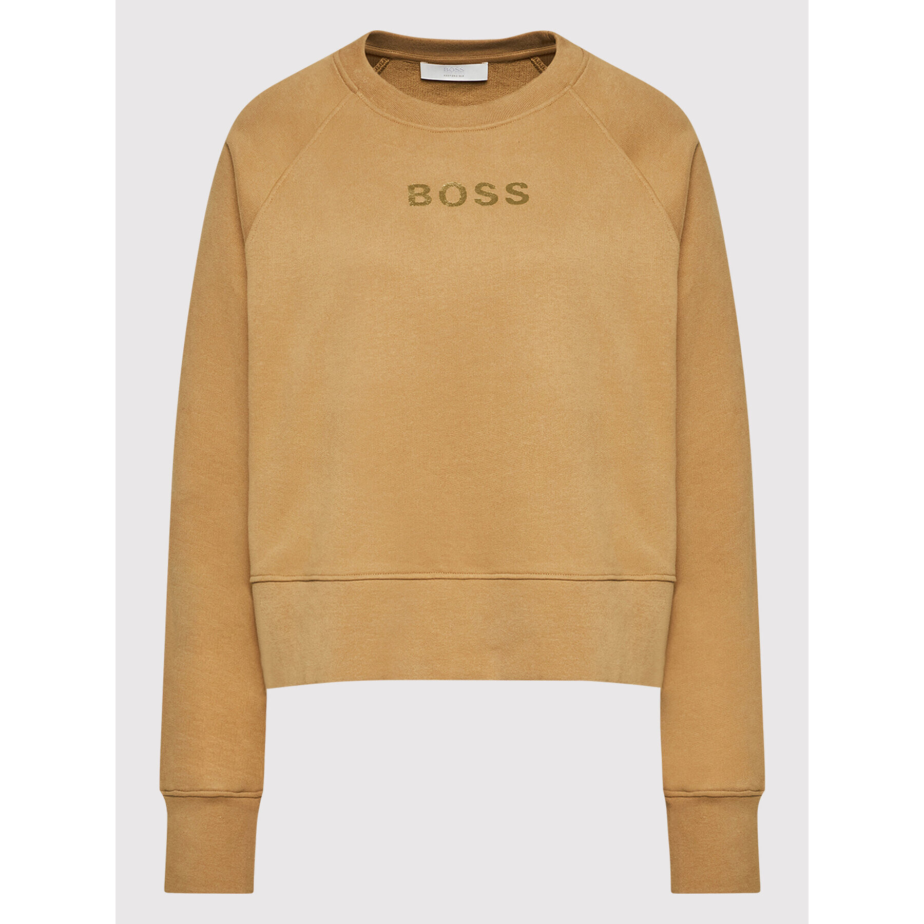 Boss Bluză C_Elia_Gold 50461945 Maro Oversize - Pled.ro