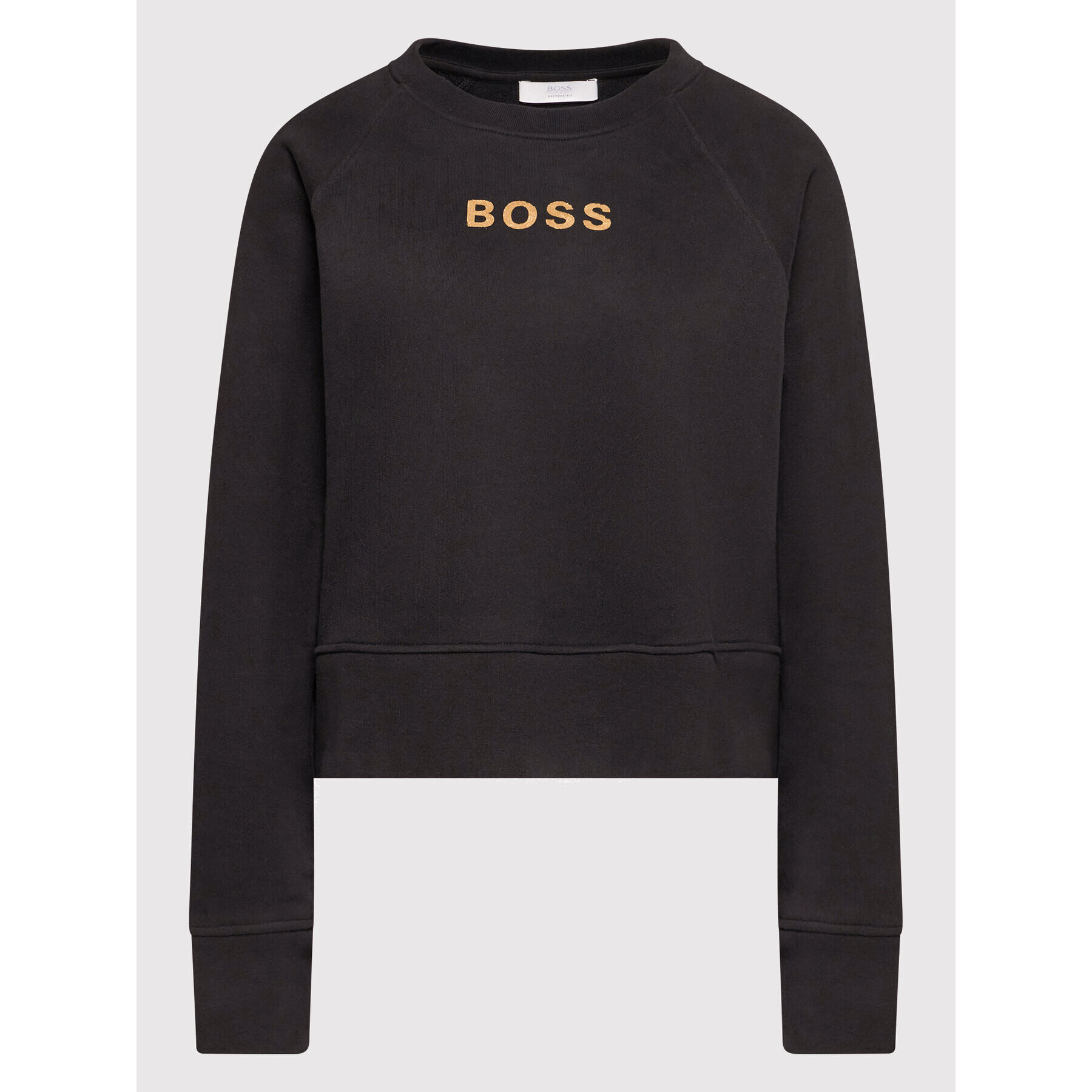 Boss Bluză C Elia Gold 50461945 Negru Regular Fit - Pled.ro