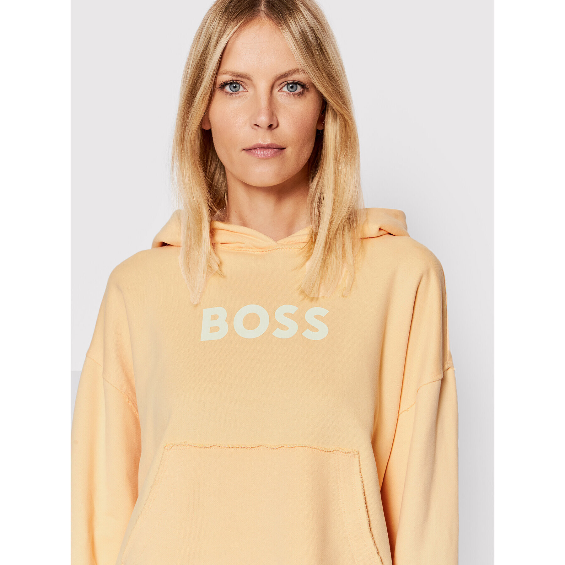 Boss Bluză C_Eshina 50472199 Portocaliu Regular Fit - Pled.ro