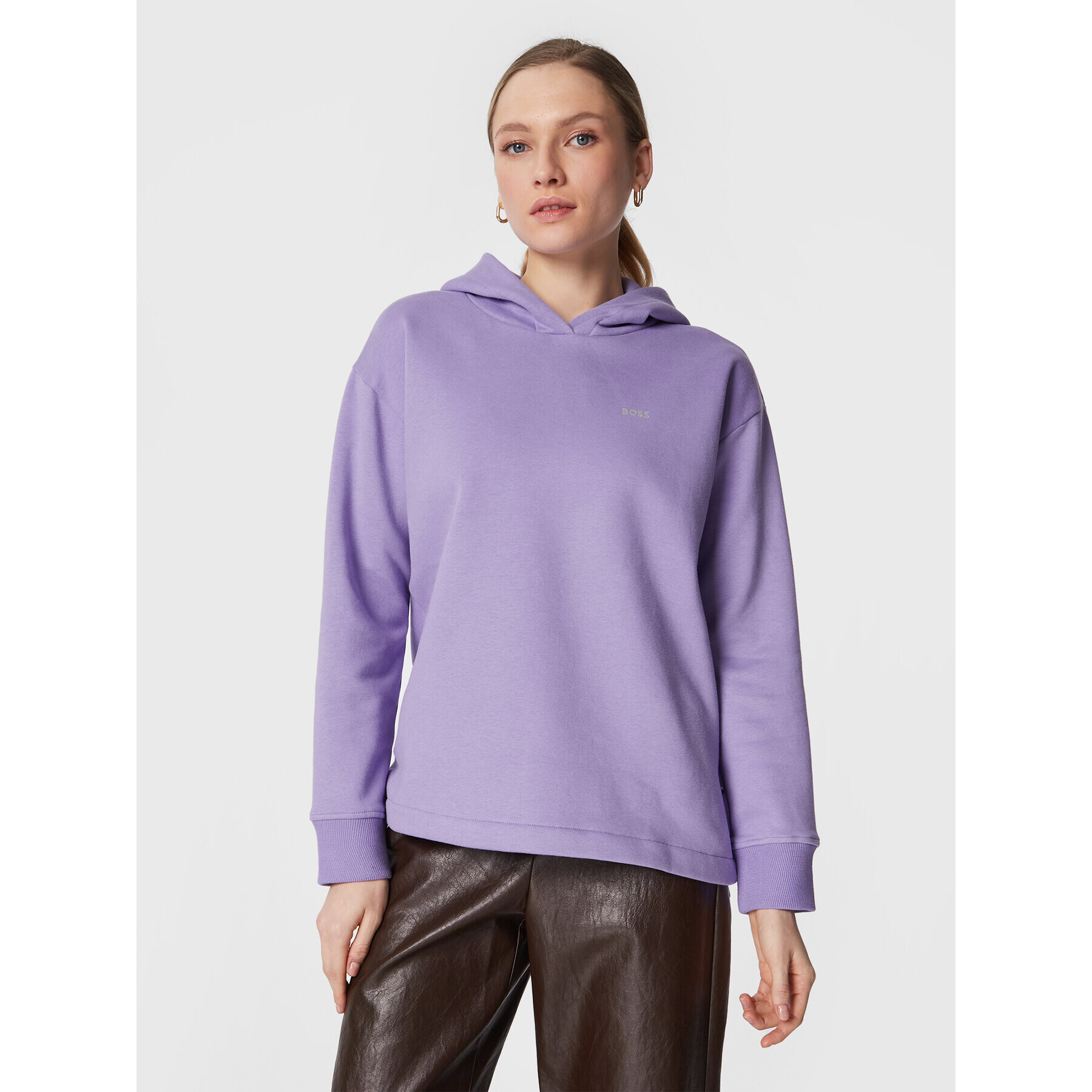 Boss Bluză C_Ezaria 50477685 Violet Oversize - Pled.ro