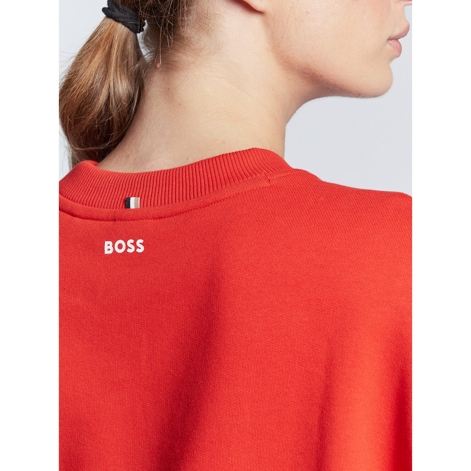 Boss Bluză Ecaisa_College 50479959 Roșu Regular Fit - Pled.ro