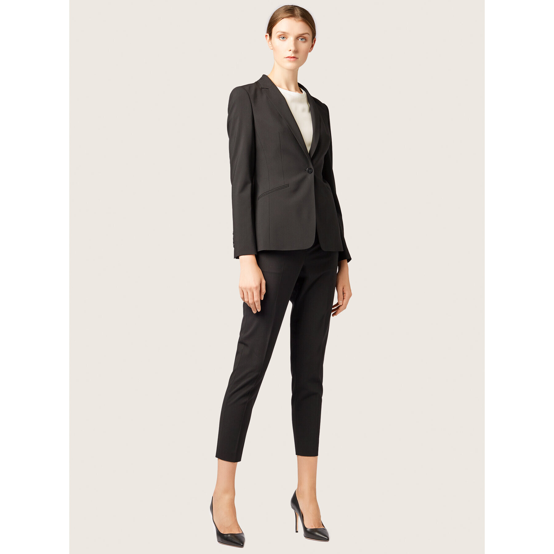 Boss Bluză Ilyna 50291057 Alb Regular Fit - Pled.ro