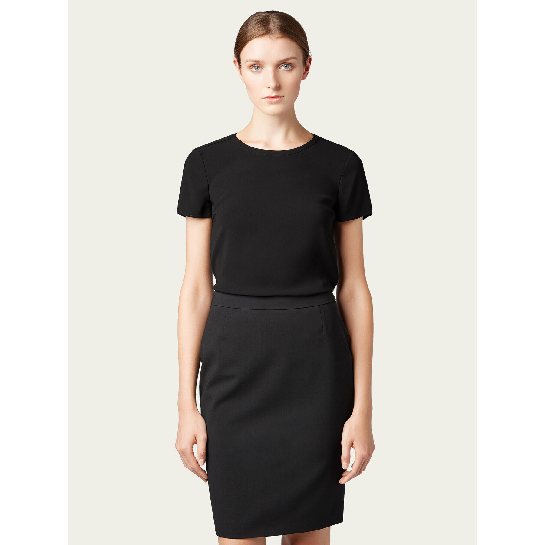 Boss Bluză Ilyna 50291057 Negru Regular Fit - Pled.ro