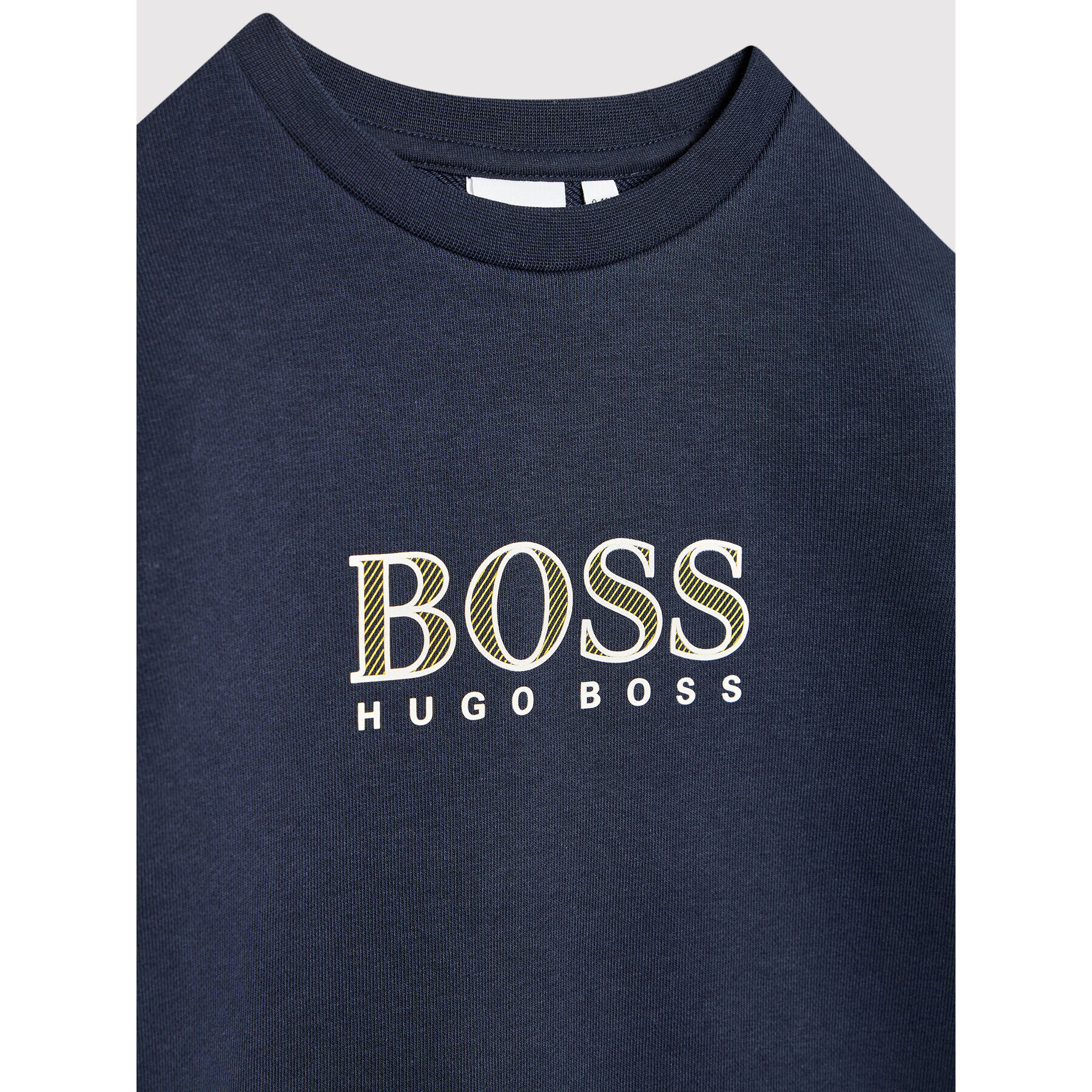 Boss Bluză J25N68 Bleumarin Regular Fit - Pled.ro