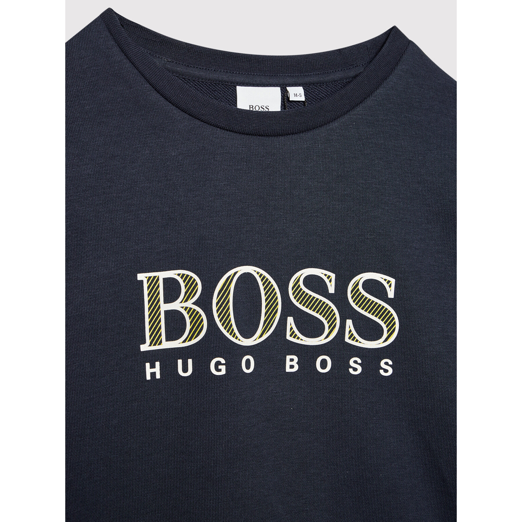 Boss Bluză J25N68 D Bleumarin Regular Fit - Pled.ro