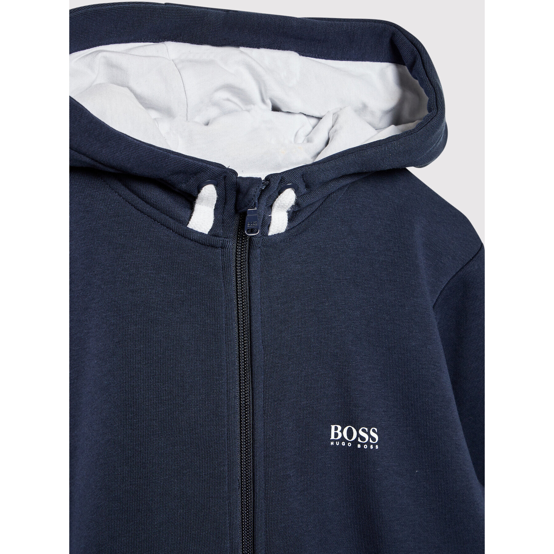 Boss Bluză J25N76 M Bleumarin Regular Fit - Pled.ro