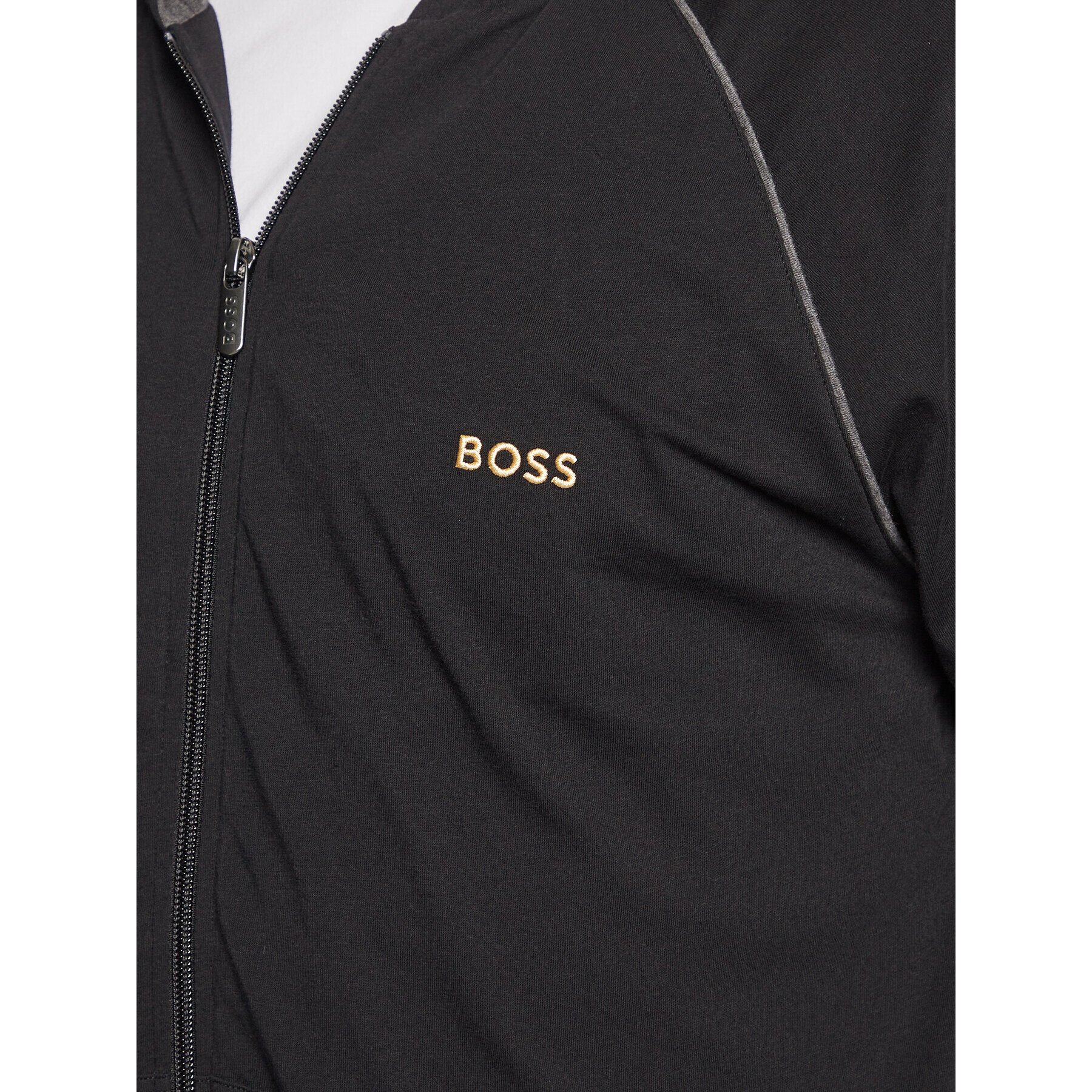 Boss Bluză Mix&Match 50469581 Negru Regular Fit - Pled.ro