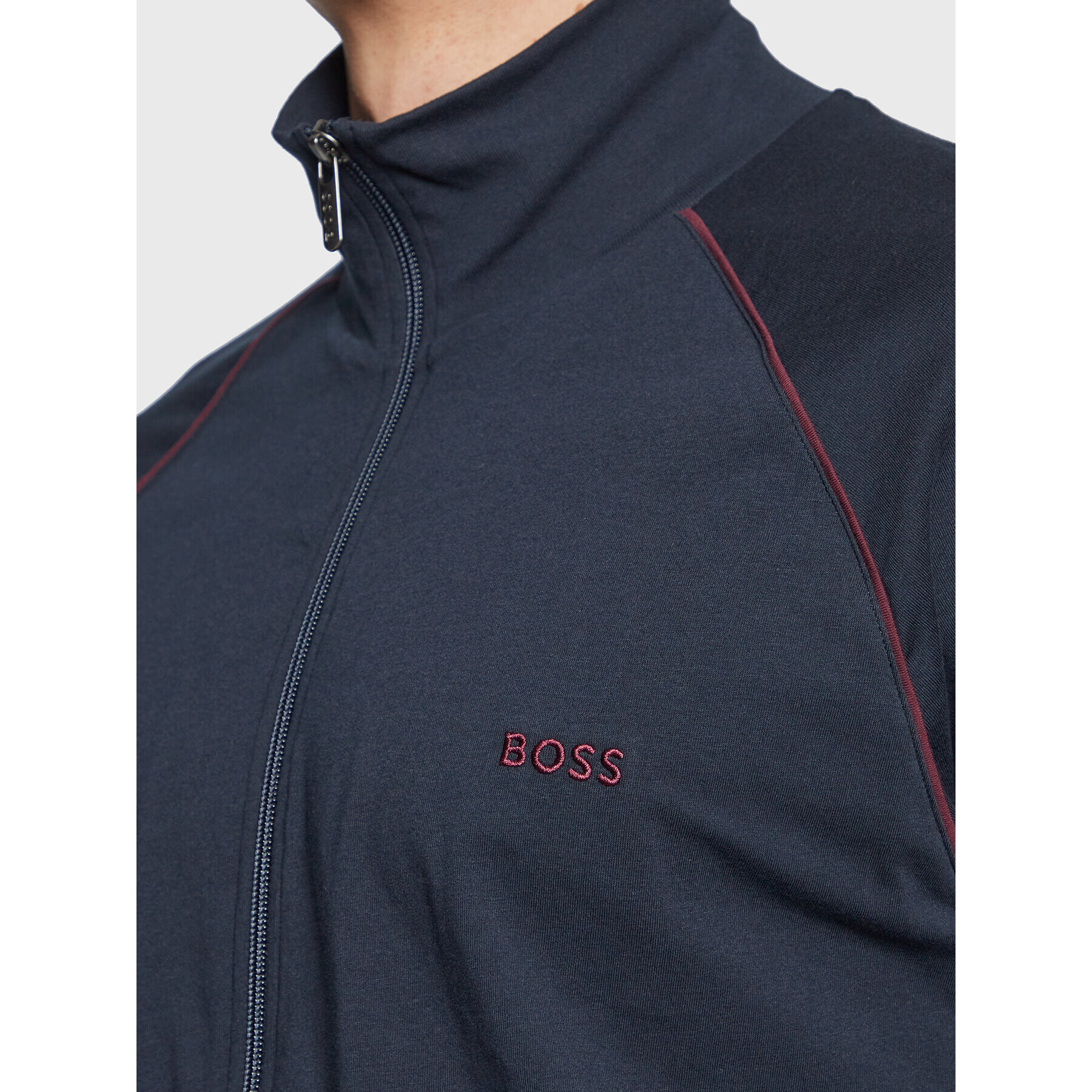 Boss Bluză Mix&Match 50469596 Bleumarin Regular Fit - Pled.ro