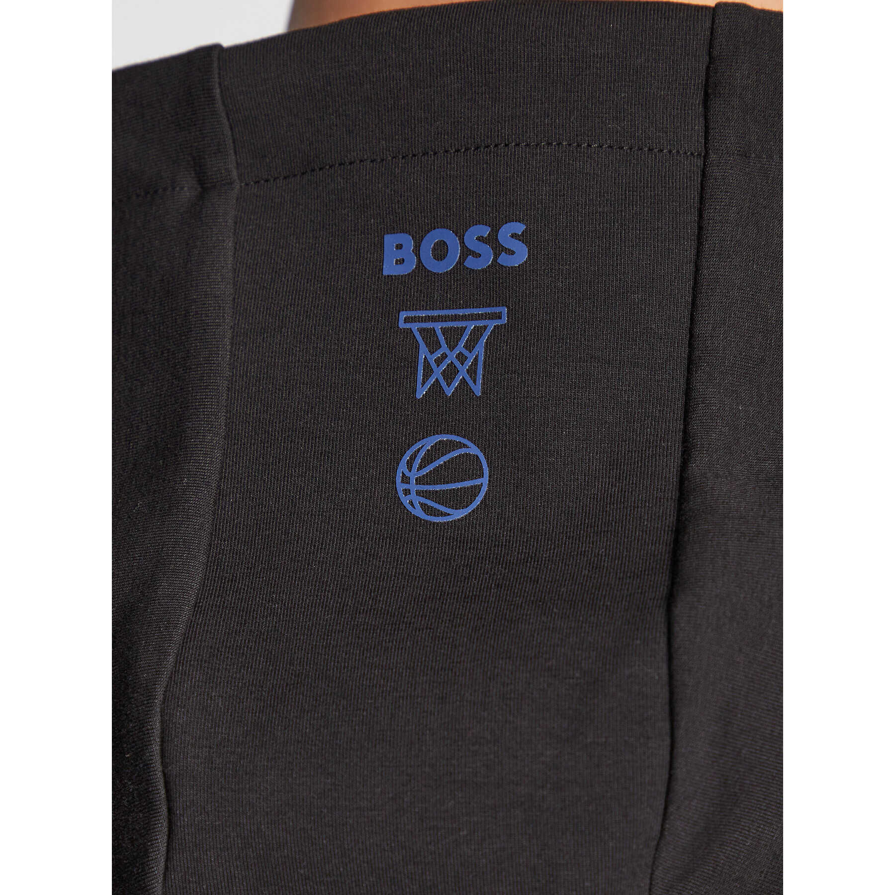 Boss Bluză NBA 50477412 Negru Regular Fit - Pled.ro