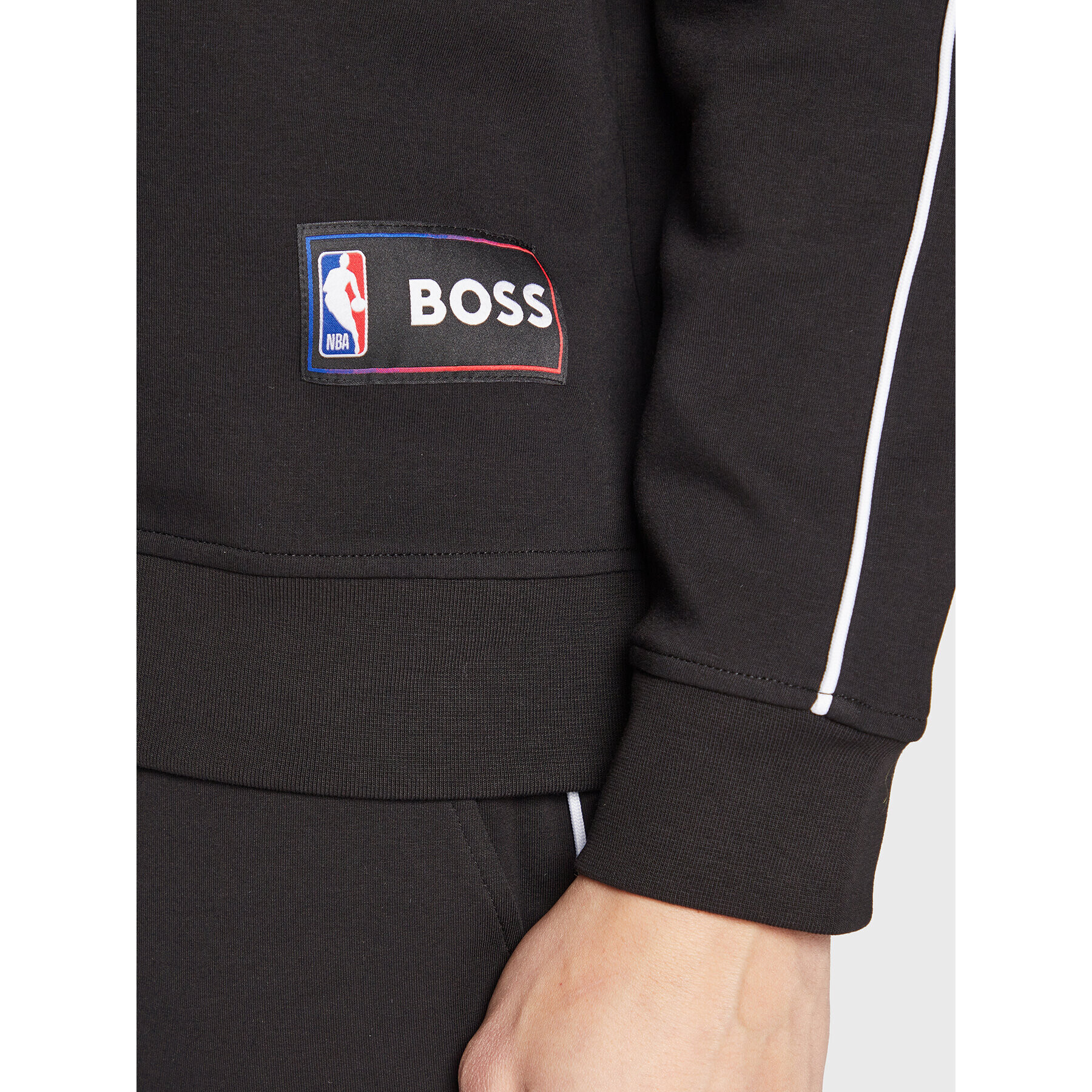 Boss Bluză NBA Windmill_4 50477351 Negru Regular Fit - Pled.ro