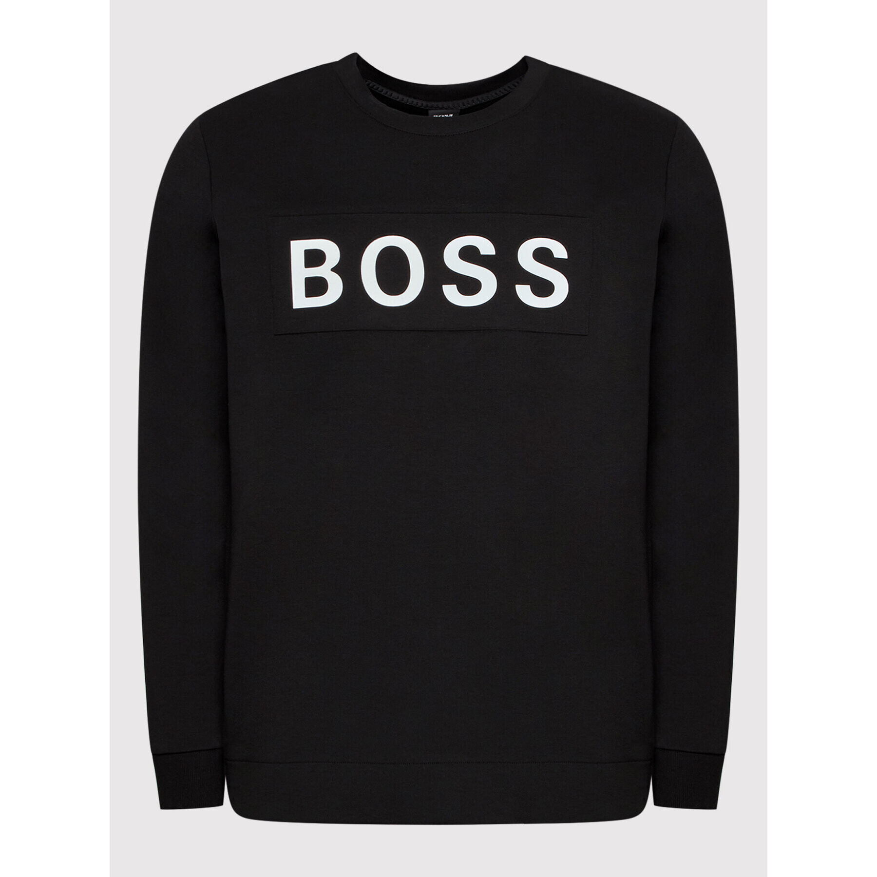 Boss Bluză Salbo 1 50461623 Negru Regular Fit - Pled.ro