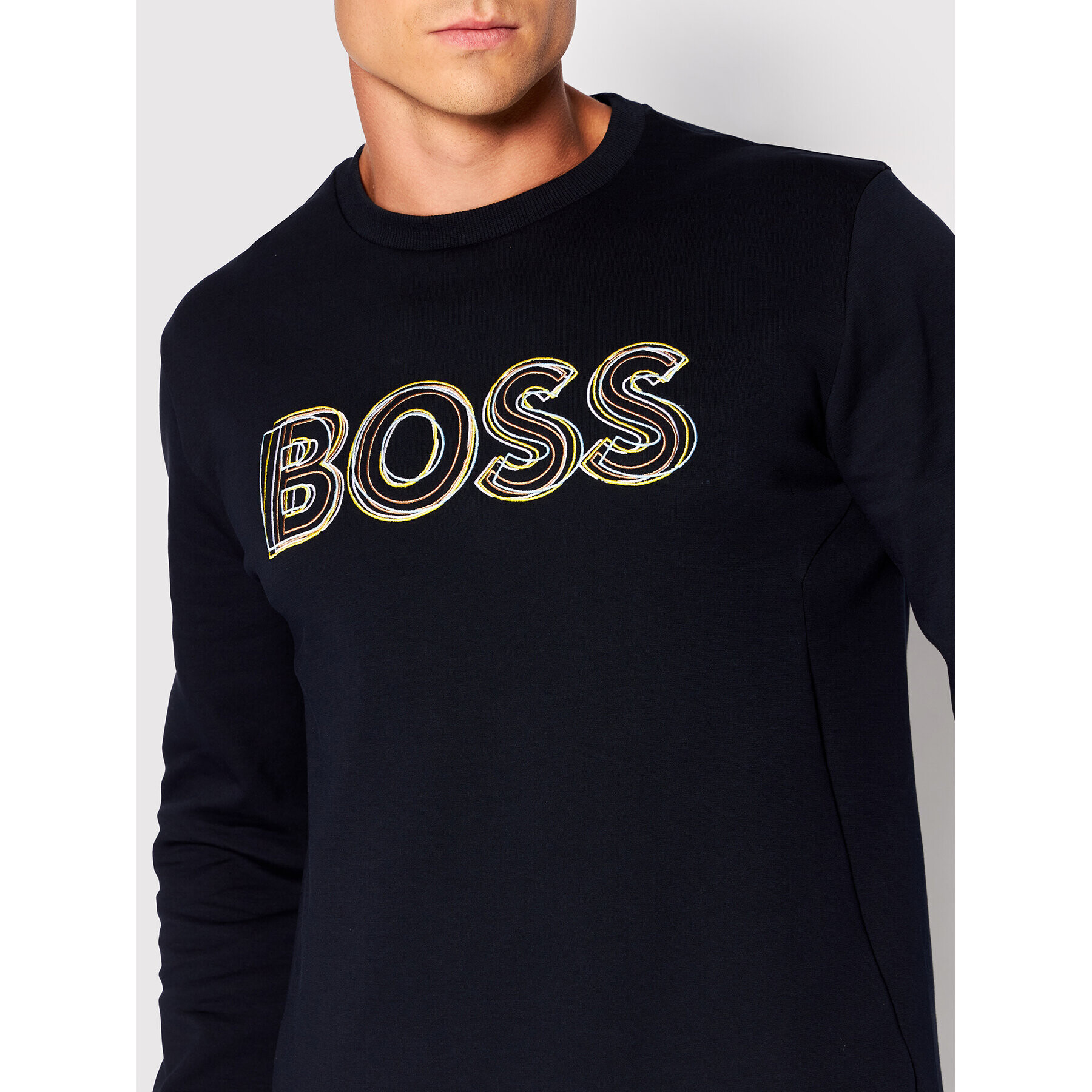 Boss Bluză Salbo 1 50471878 Bleumarin Regular Fit - Pled.ro