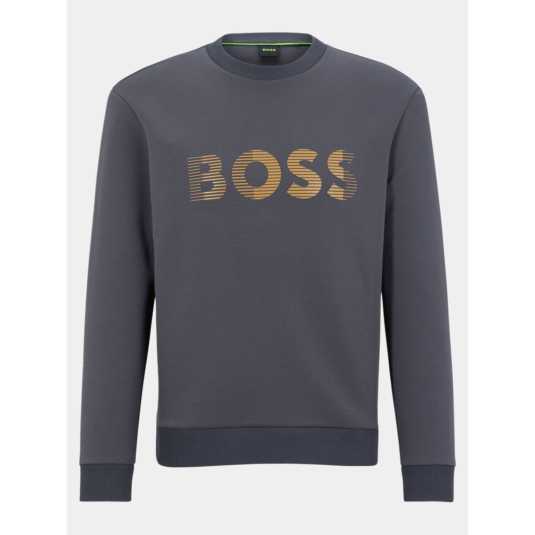 Boss Bluză Salbo 1 50493511 Gri Regular Fit - Pled.ro