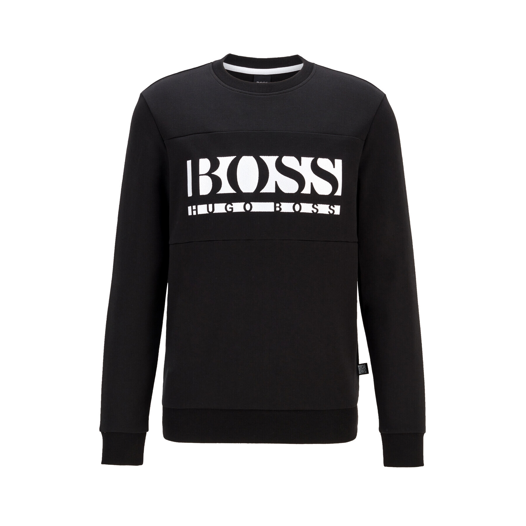 Boss Bluză Salbo 1 50447034 Negru Regular Fit - Pled.ro