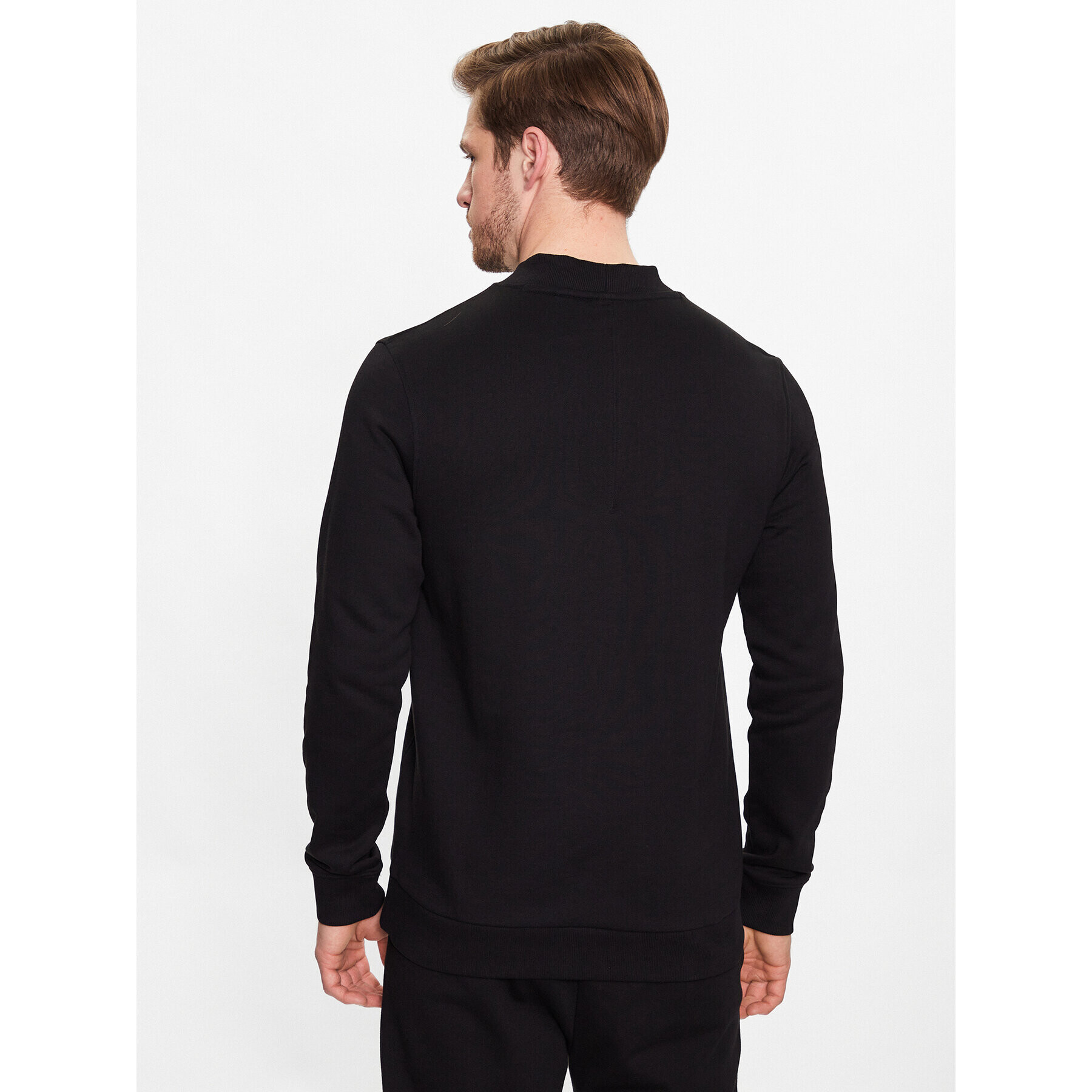 Boss Bluză Salbock 50483035 Negru Regular Fit - Pled.ro