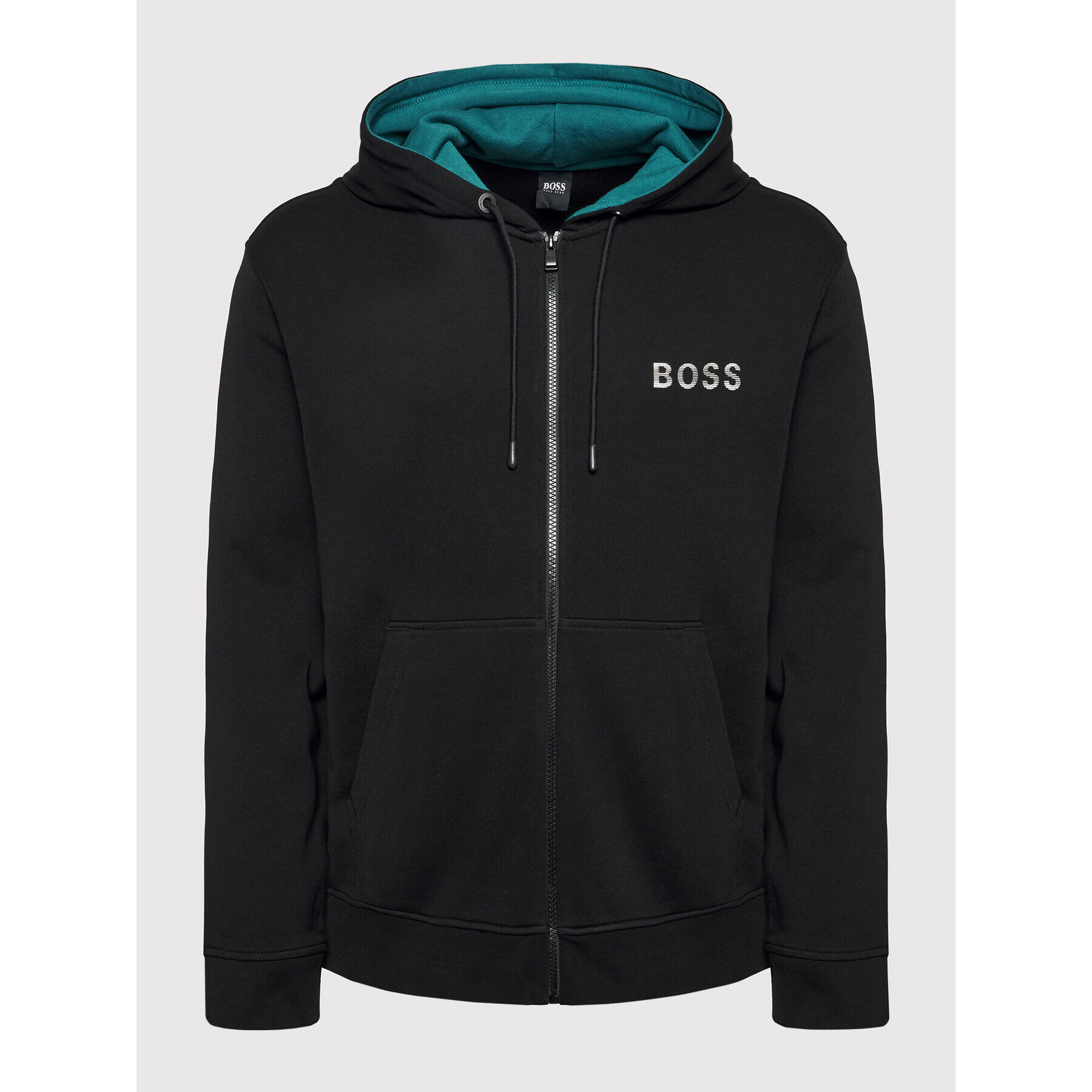 Boss Bluză Sanem_ZA 50472219 Negru Regular Fit - Pled.ro