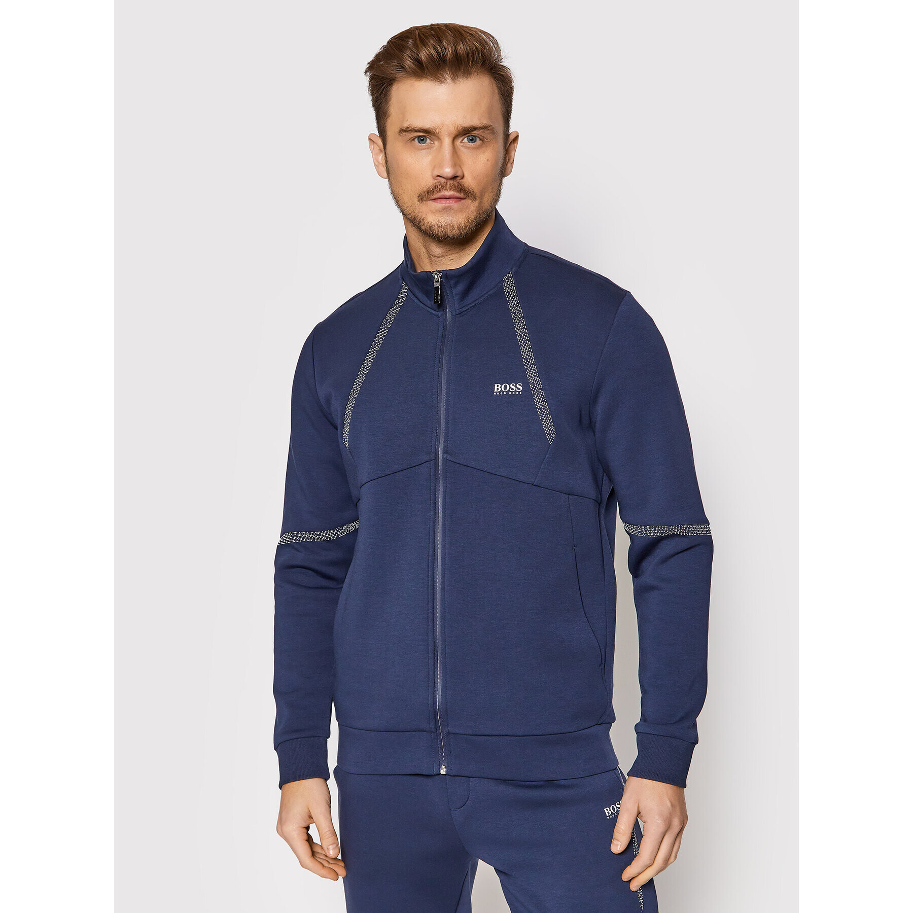 Boss Bluză Skaz 2 50456409 Bleumarin Regular Fit - Pled.ro