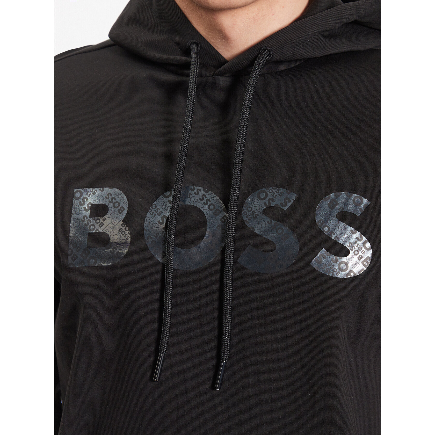 Boss Bluză Soody Mirror 50486853 Negru Regular Fit - Pled.ro