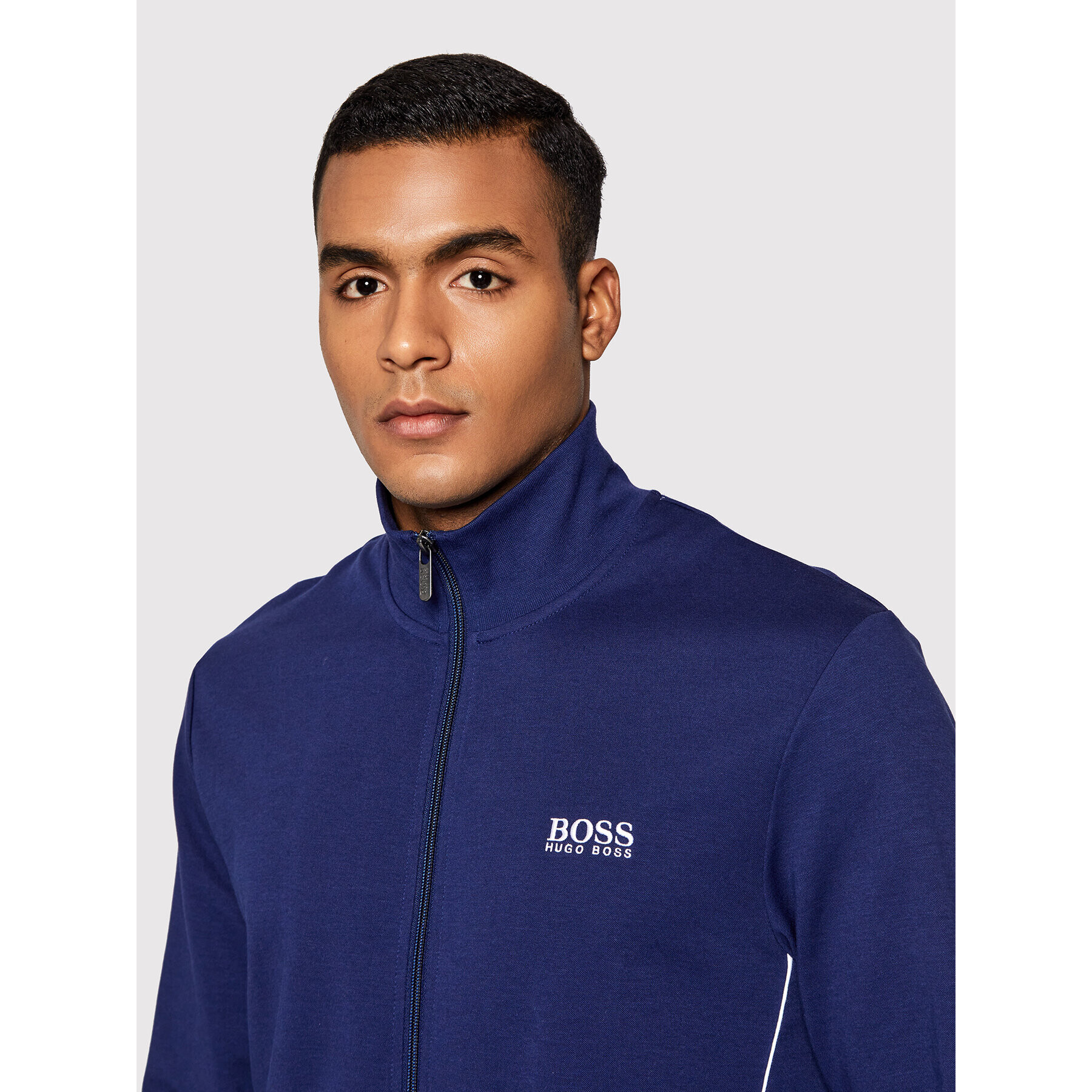 Boss Bluză Tracksuit 50460266 Bleumarin Regular Fit - Pled.ro