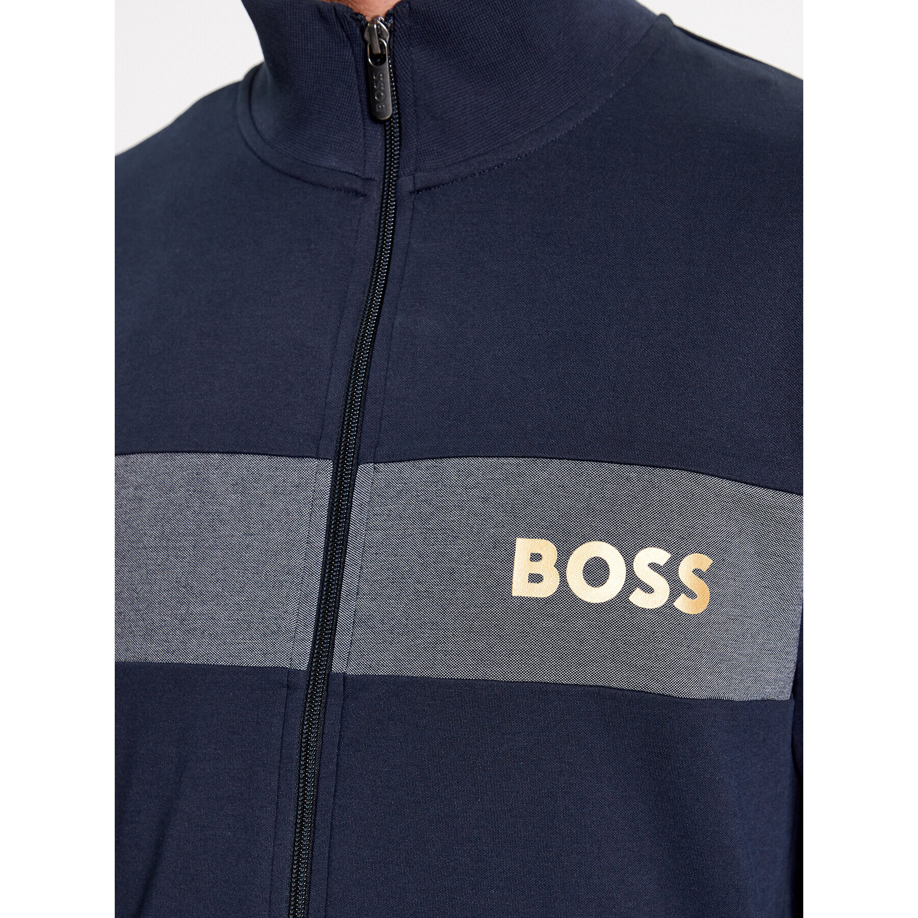 Boss Bluză Tracksuit Jacket 50503040 Bleumarin Regular Fit - Pled.ro