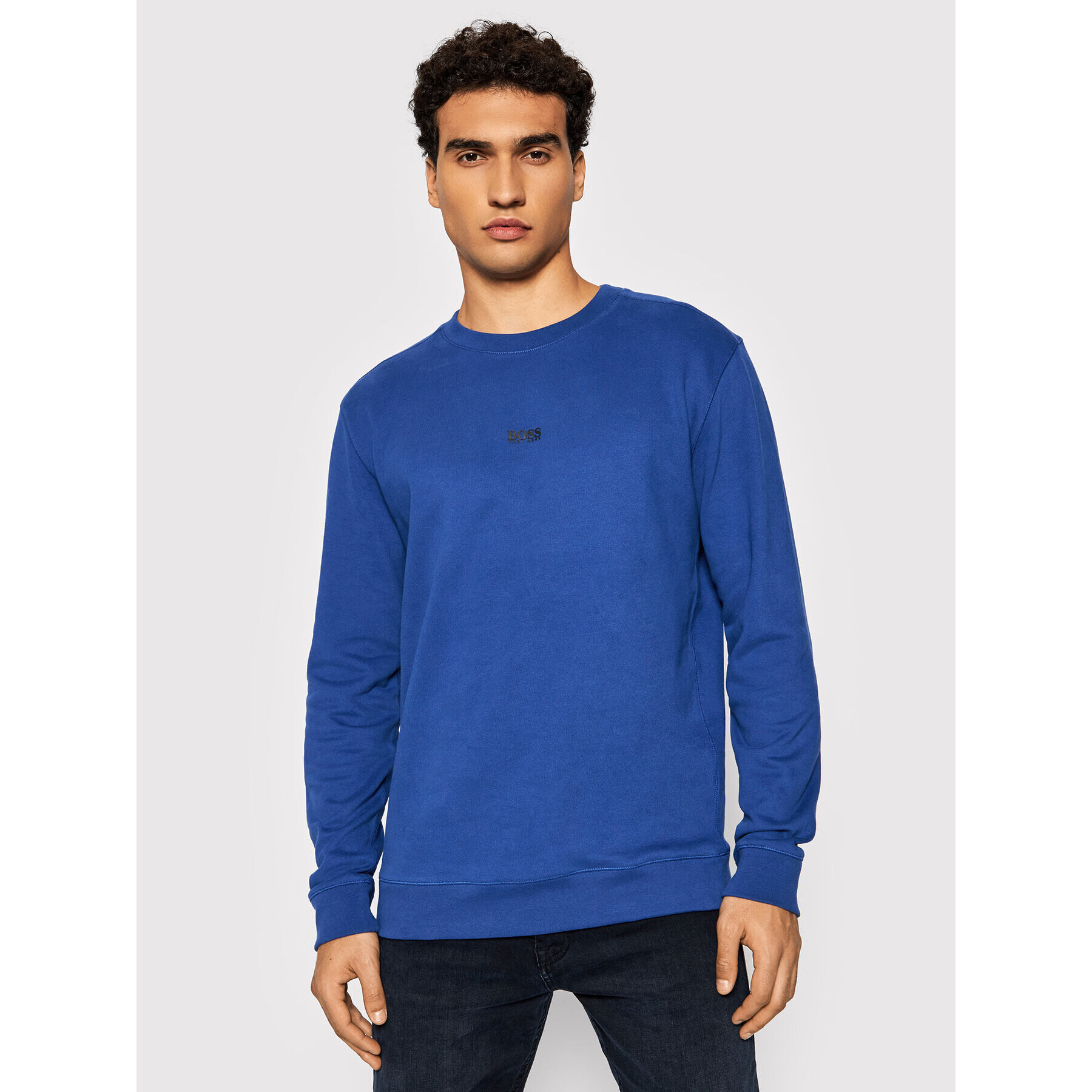 Boss Bluză Weevo 2 50459462 Bleumarin Regular Fit - Pled.ro