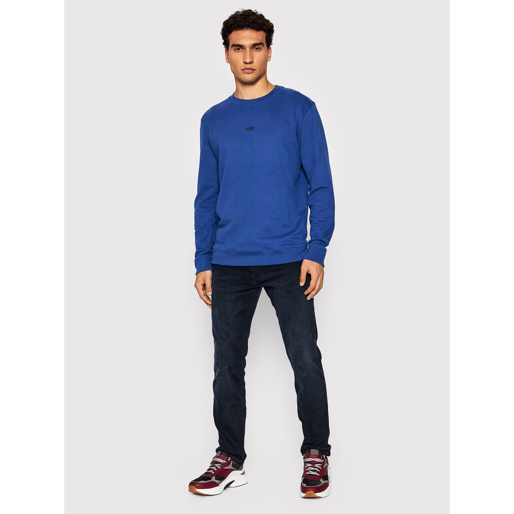 Boss Bluză Weevo 2 50459462 Bleumarin Regular Fit - Pled.ro