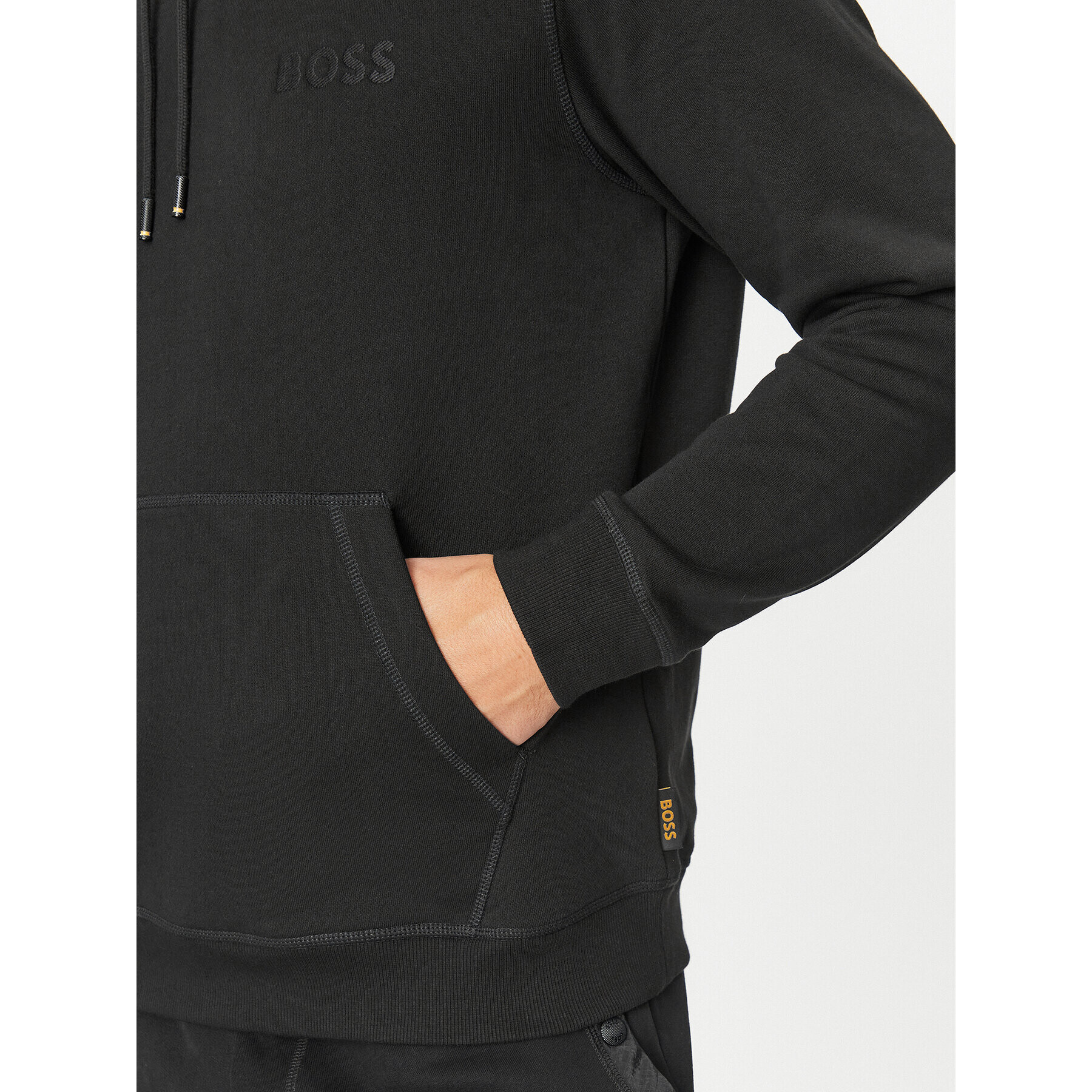 Boss Bluză Weteddy 50501378 Negru Relaxed Fit - Pled.ro