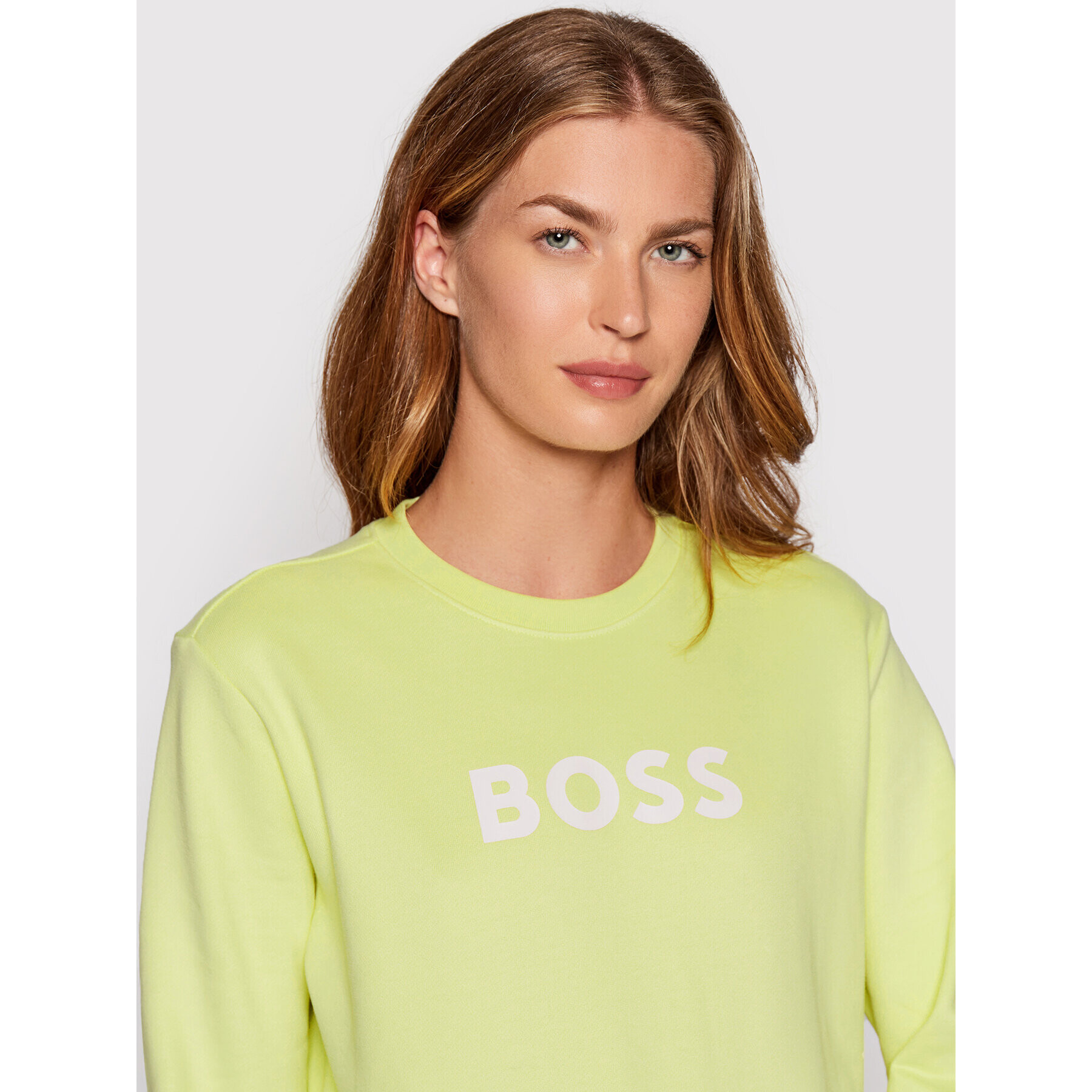 Boss Bluză C_Ela_6 50468357 Galben Regular Fit - Pled.ro