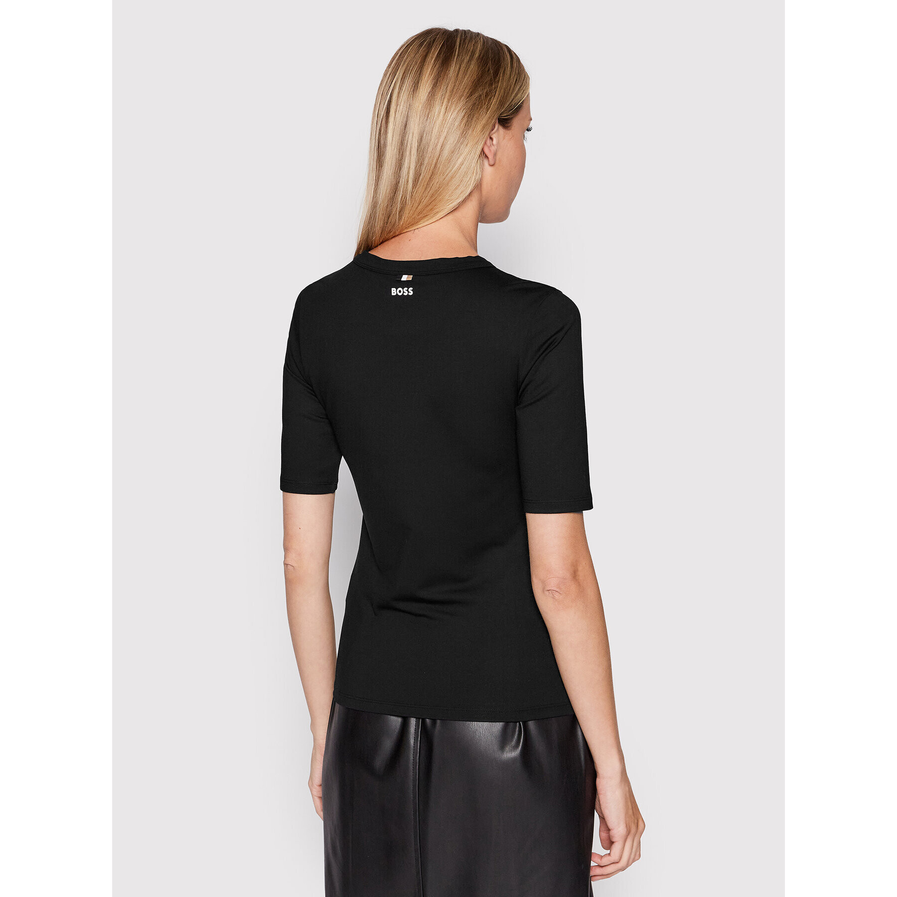 Boss Bluză Efita 50461122 Negru Regular Fit - Pled.ro