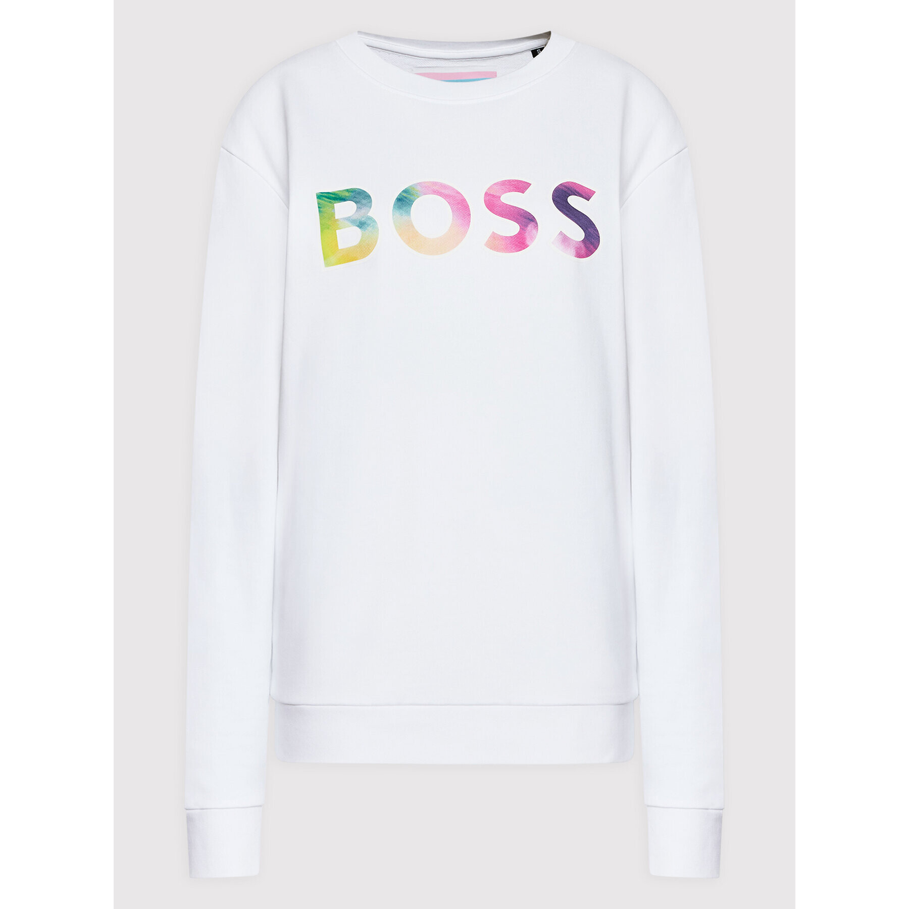 Boss Bluză W_Equal 50477836 Alb Relaxed Fit - Pled.ro