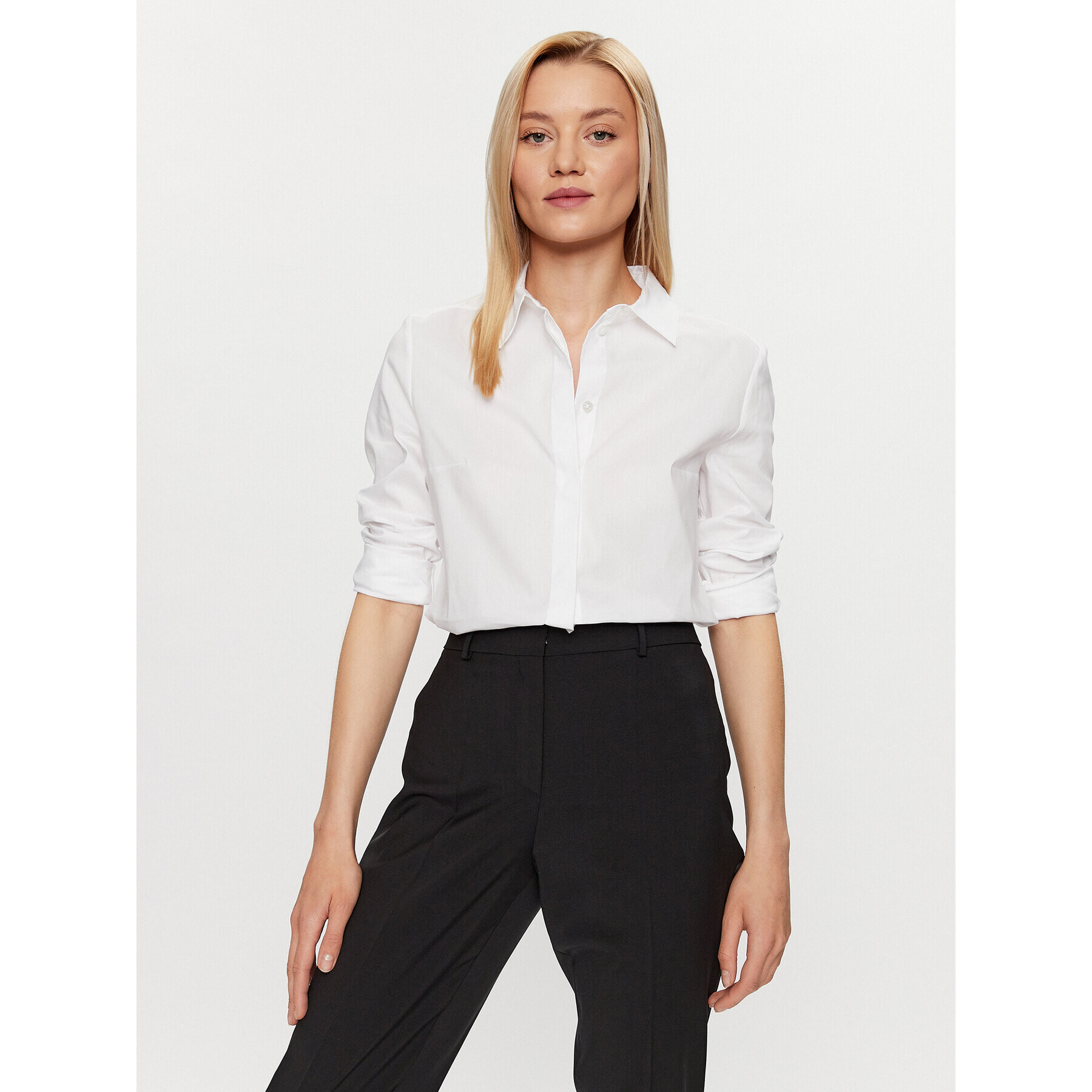 Boss Cămașă 50490772 Alb Slim Fit - Pled.ro