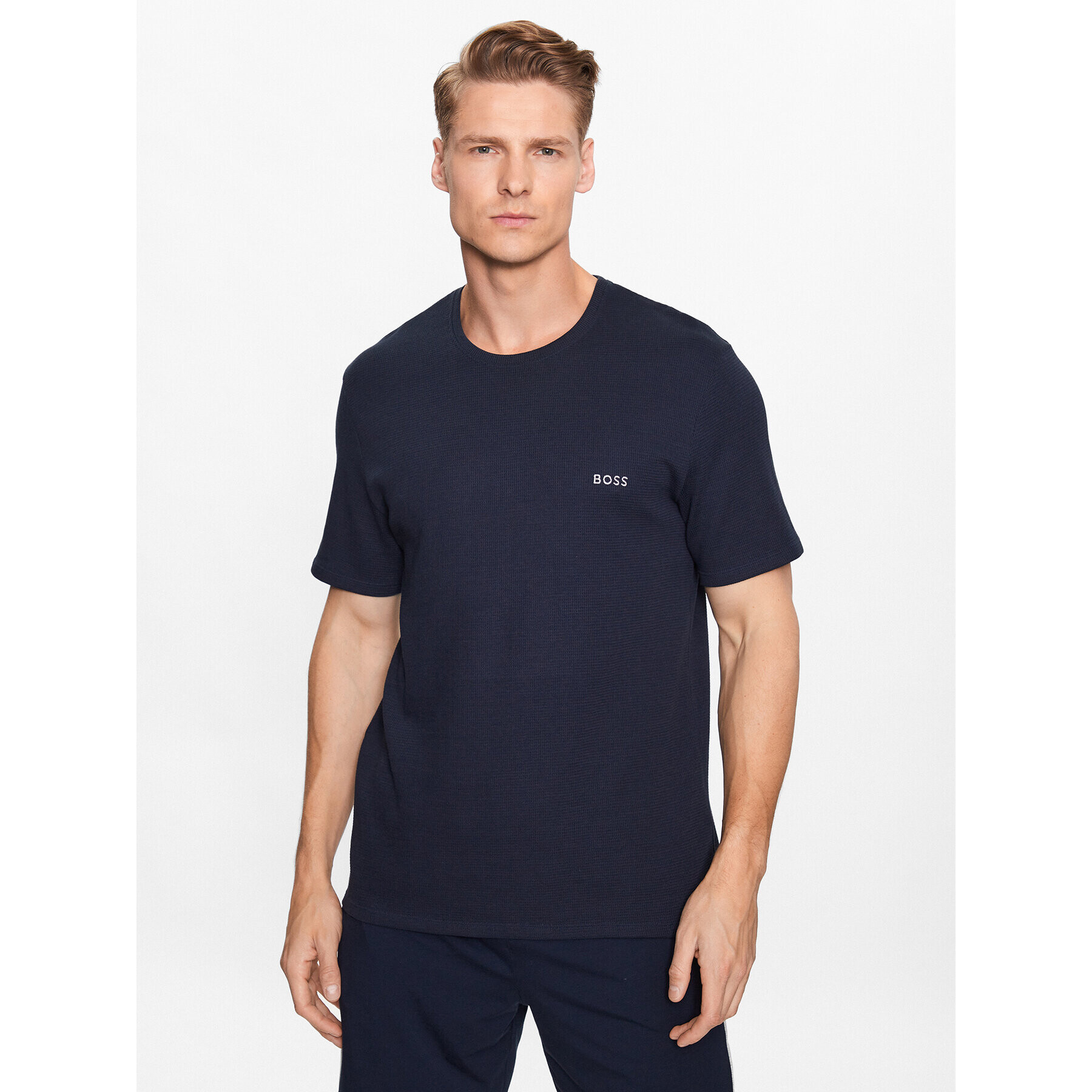 Boss Cămașă pijama 50480834 Bleumarin Regular Fit - Pled.ro