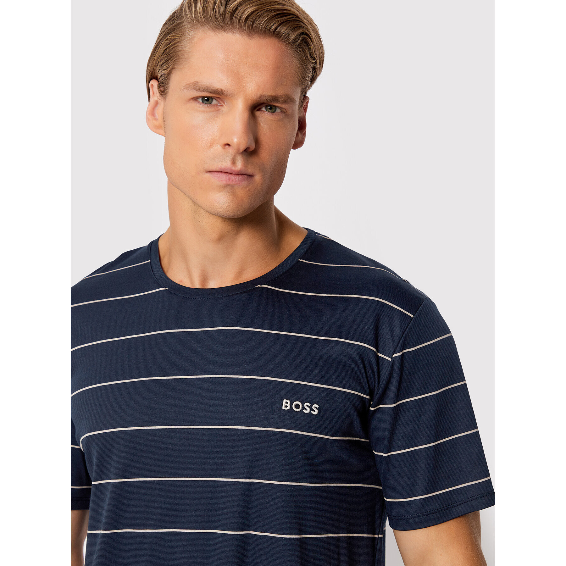 Boss Tricou Ultralight 50475407 Bleumarin Regular Fit - Pled.ro