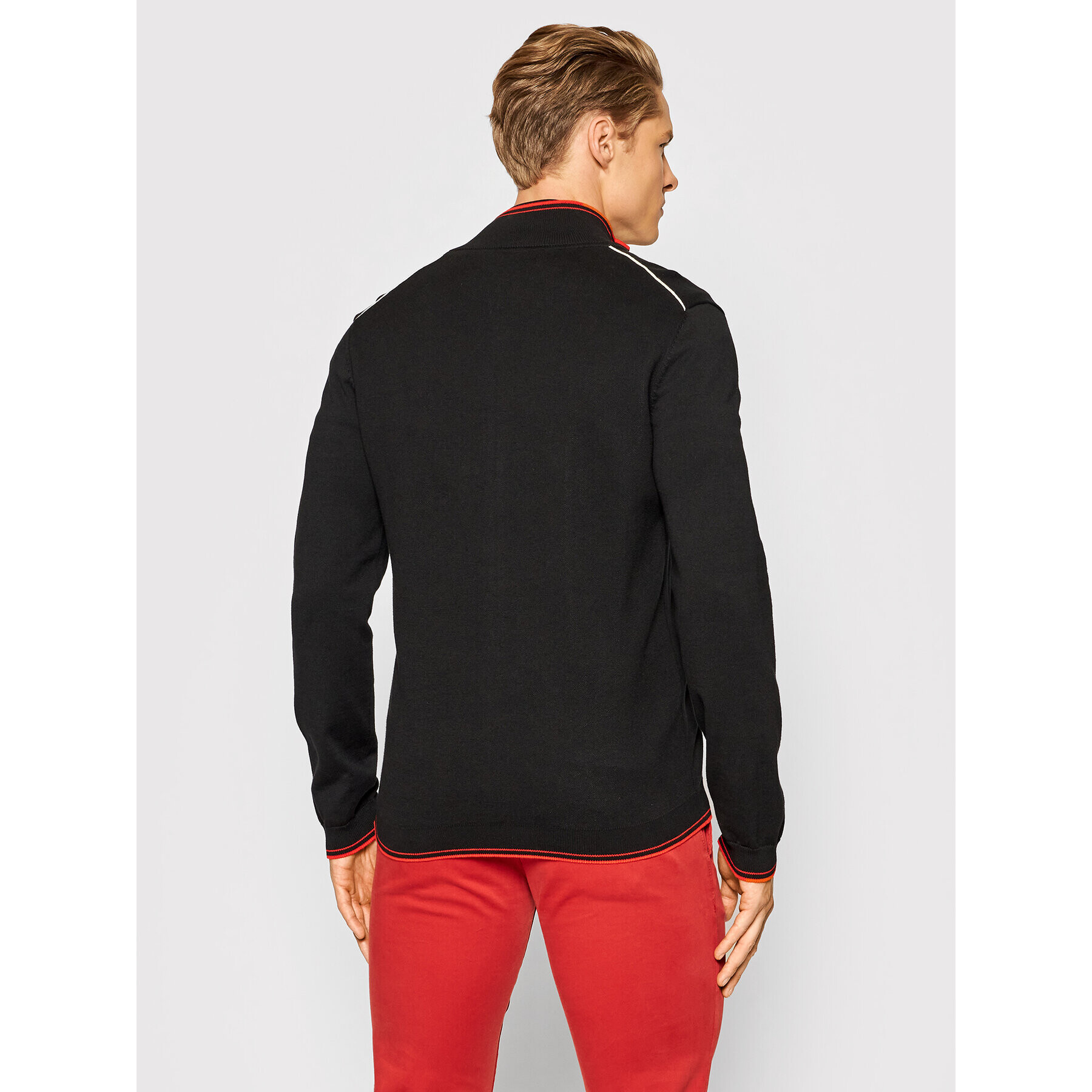 Boss Cardigan Zotom 50456123 Negru Regular Fit - Pled.ro