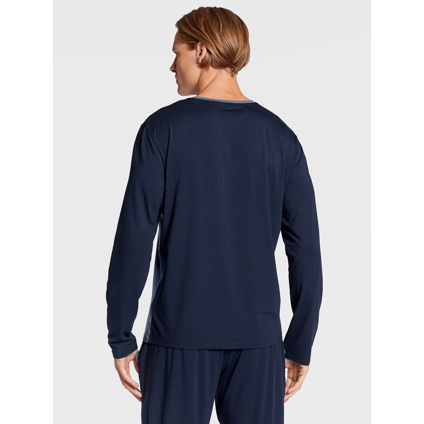 Boss Cămașă pijama Balance 50479293 Albastru Regular Fit - Pled.ro